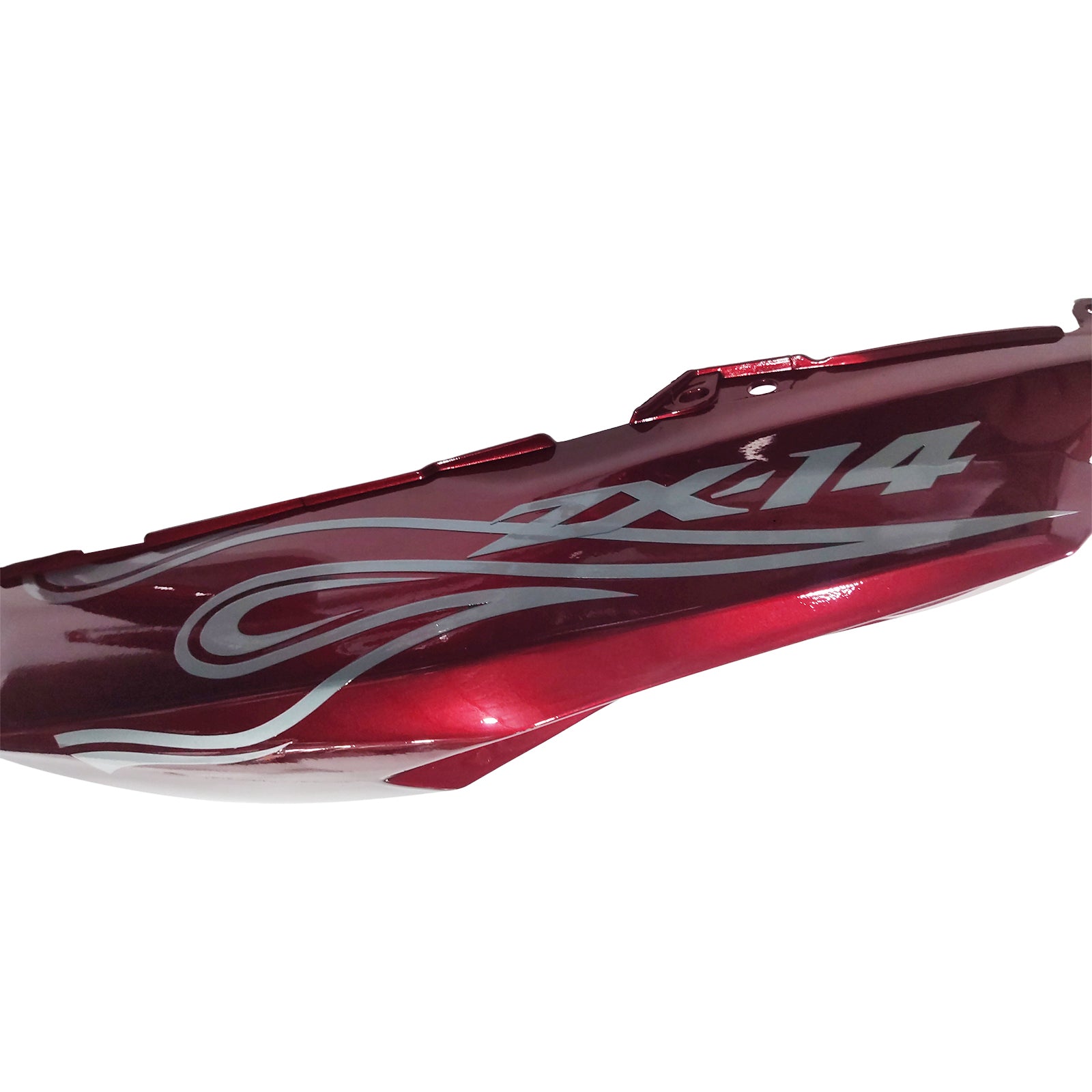 Amotopart 2006–2011 Kawasaki ZX14R ZZR1400 Mattschwarzes Verkleidungsset