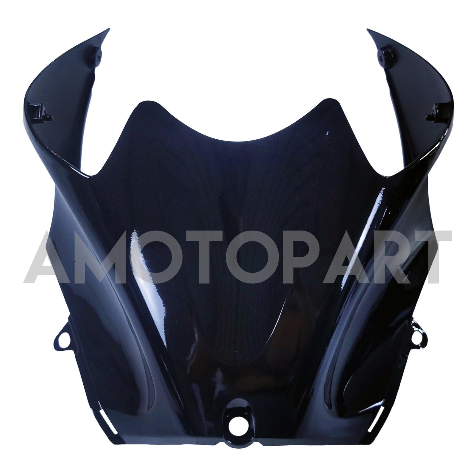 Amotopart 2006-2011 Kawasaki ZX14R ZZR1400 Glossy Black & Green Fairing Kit