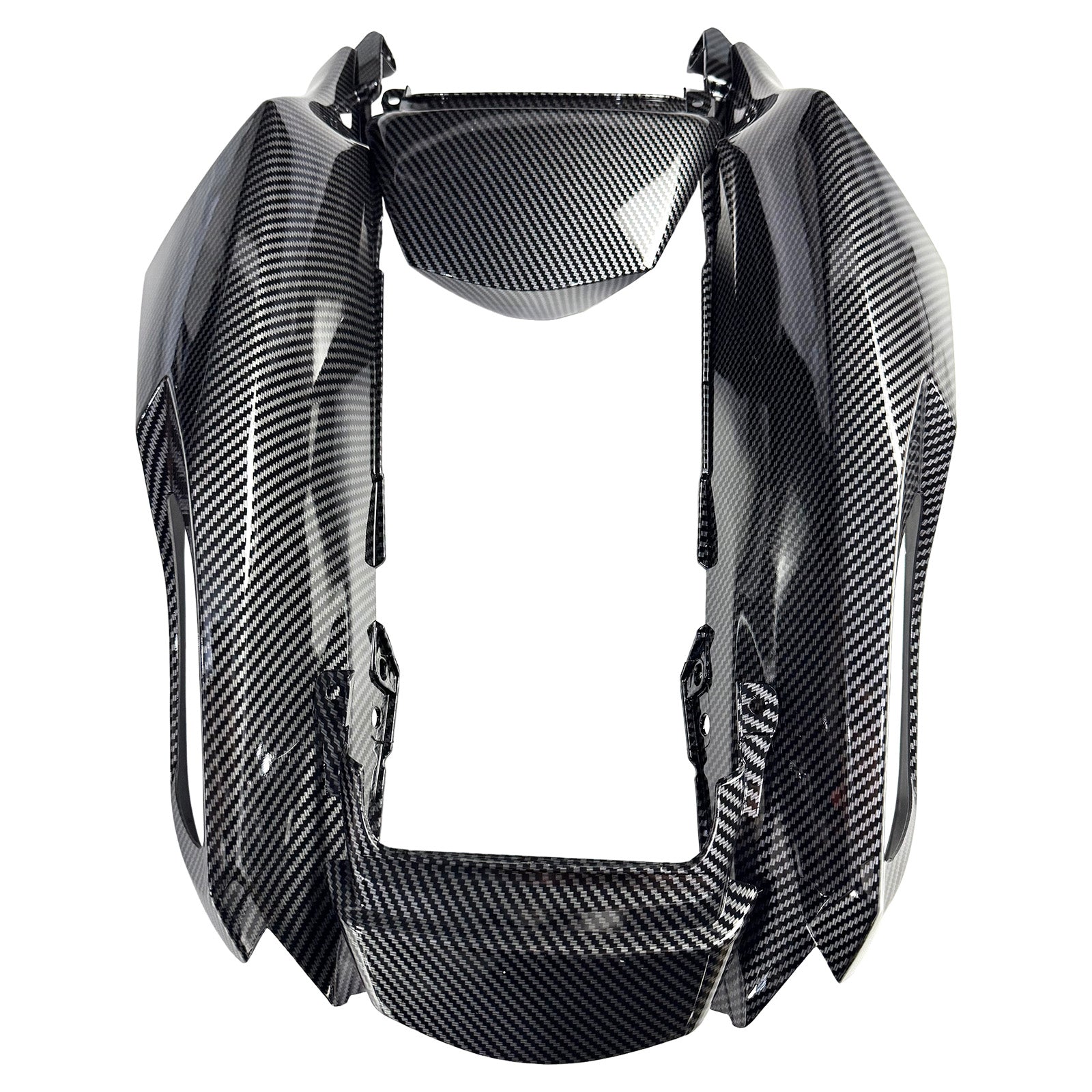 Amotopart 2006-2011 Kawasaki ZX14R ZZR1400 Carbon Fiber Black Fairing Kit