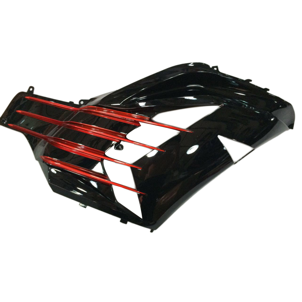Amotopart Kawasaki 2012-2025 ZX14R Black Mix Red Fairing Kit