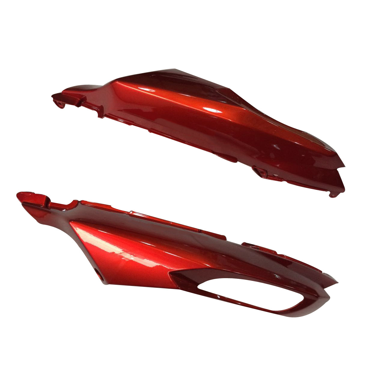 Amotopart Kawasaki 2012-2025 ZX14R Black Mix Red Fairing Kit