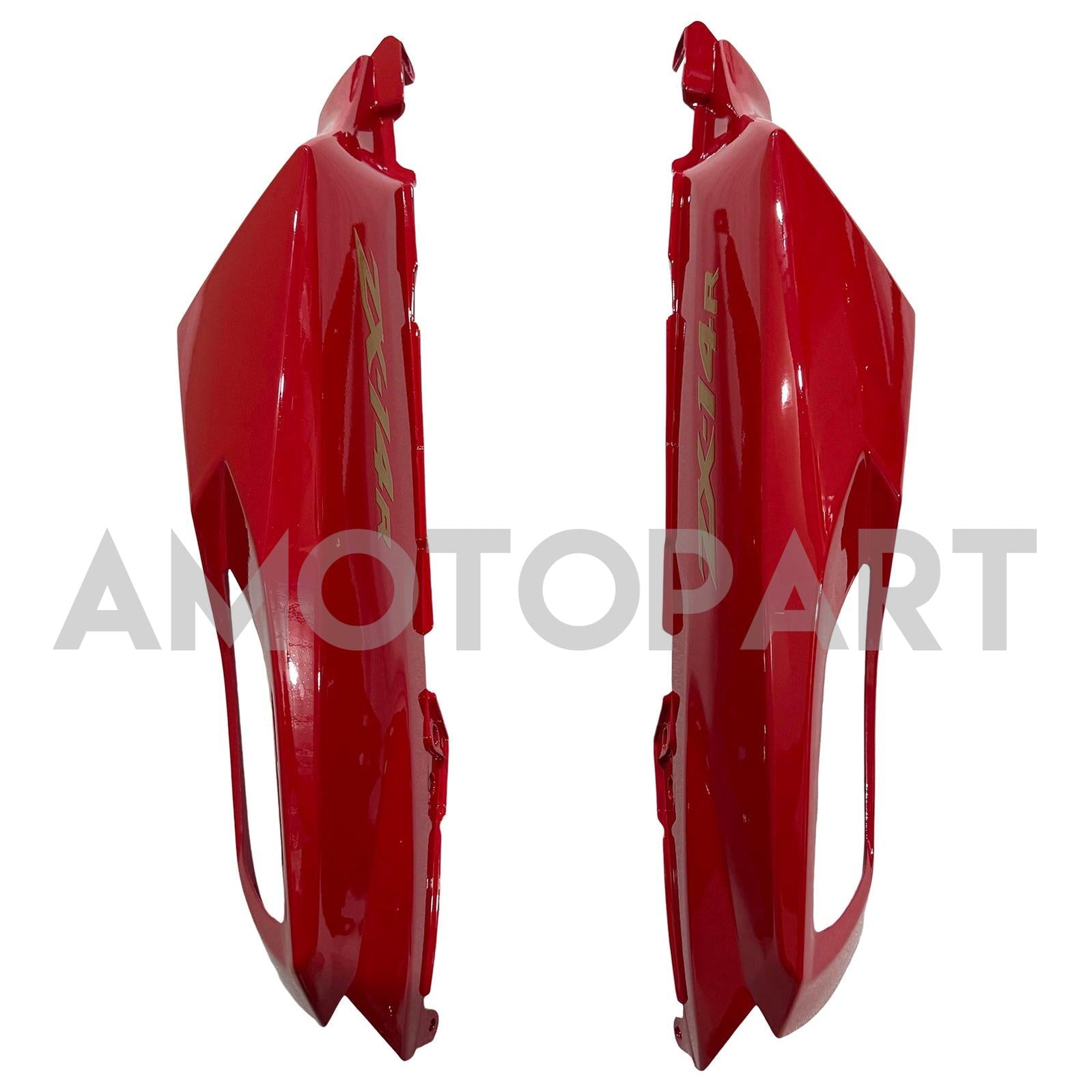 Amotopart Kawasaki 2012-2022 ZX14R Black s červenou kapotou