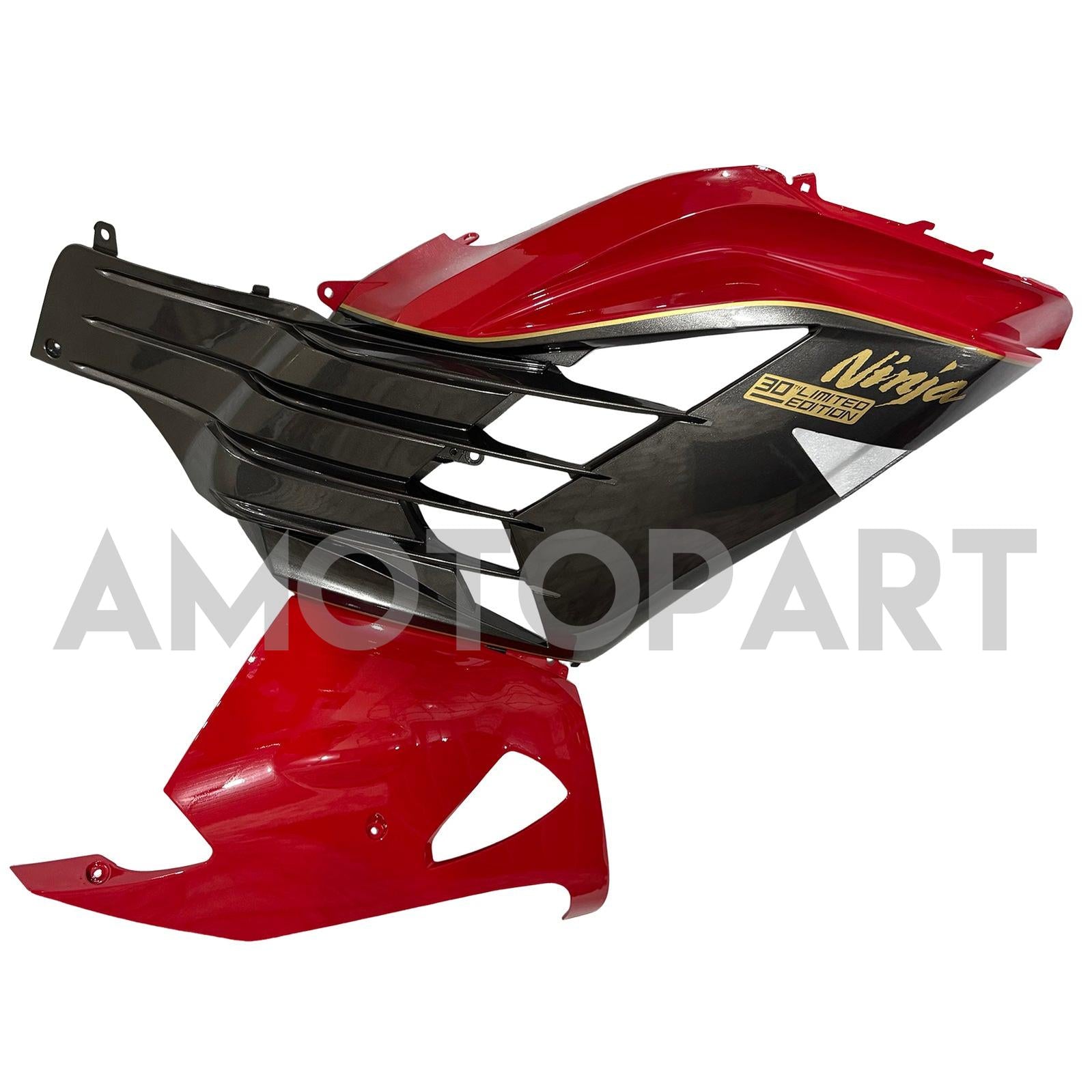Amotopart Kawasaki 2012-2022 ZX14R Black s červenou kapotou