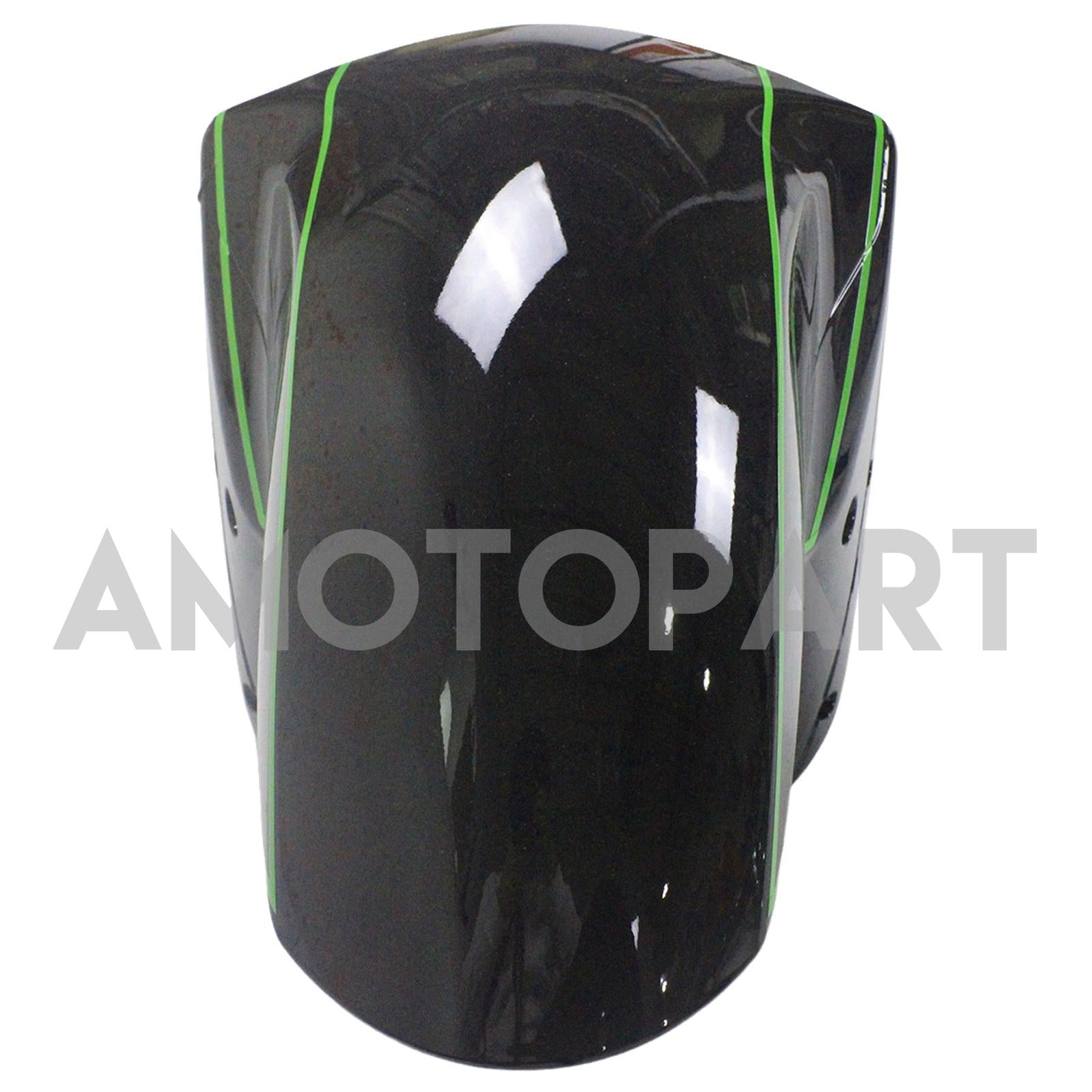 Amotopart Kawasaki 2012-2025 ZX14R Black With Green Fairing Kit