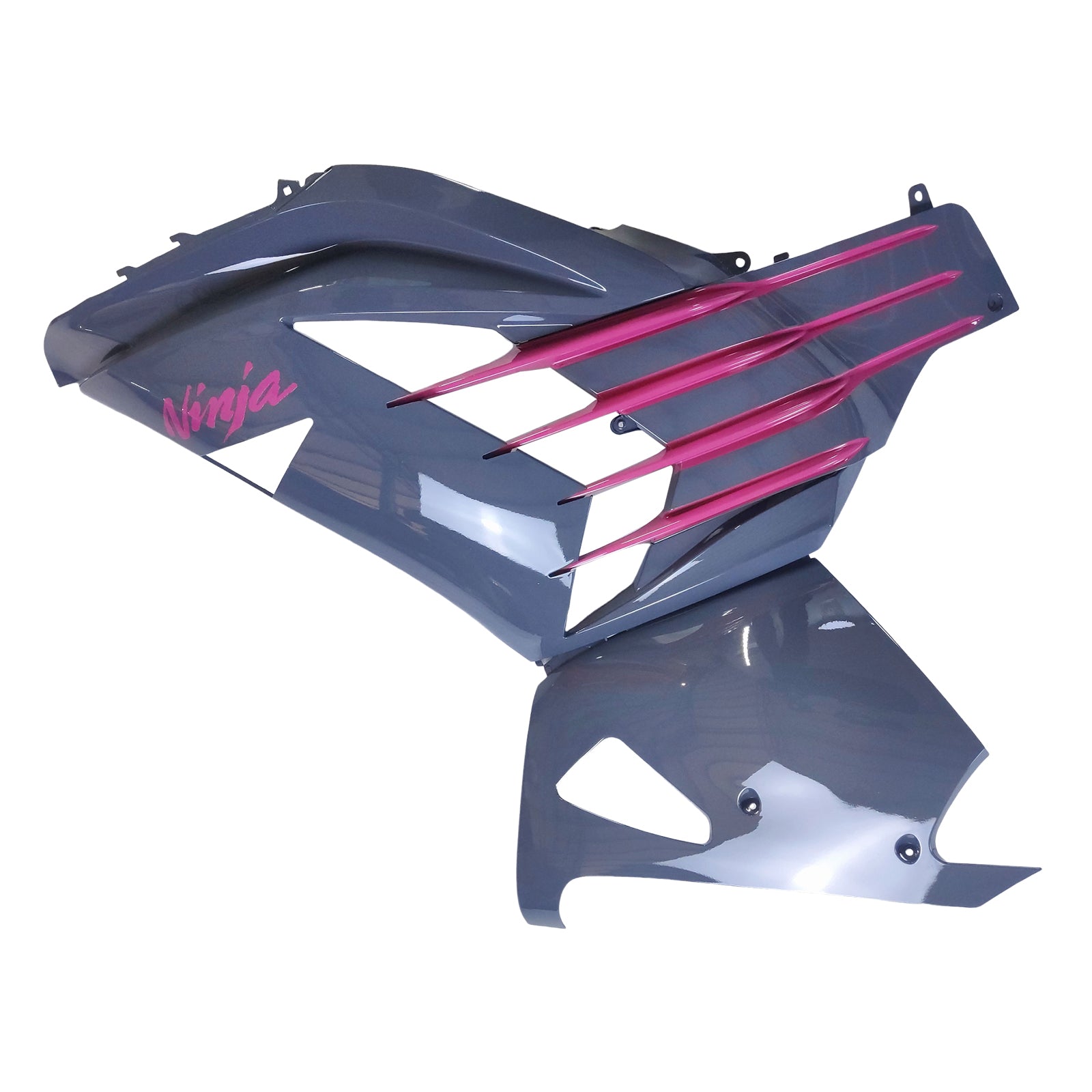 Amotopart 2012-2022 Kawasaki ZX14R ZZR1400 Šedá černá a růžová kapotáž