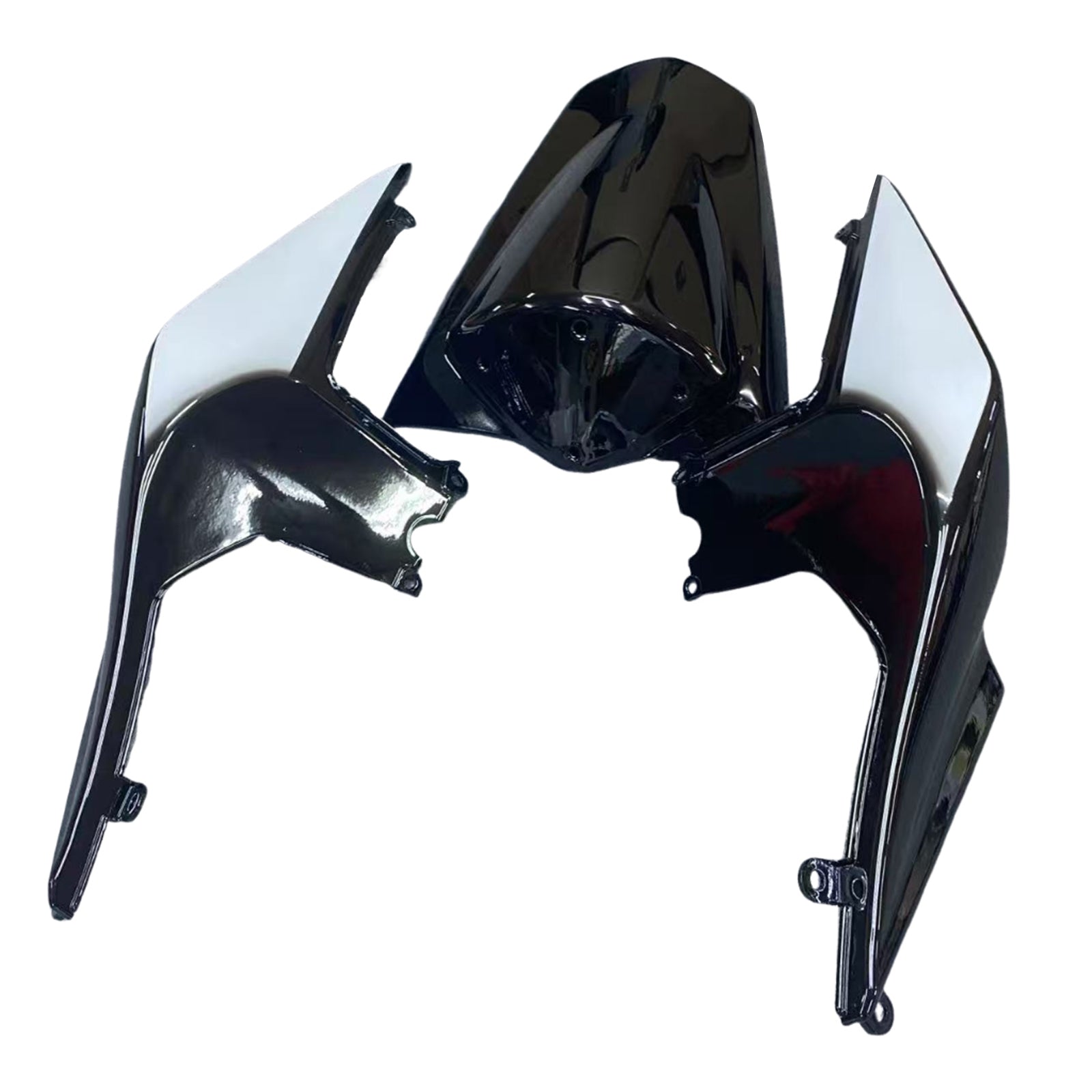 Amotopart 2008-2012 Kawasaki ZX250 Fairing White&Black Kit
