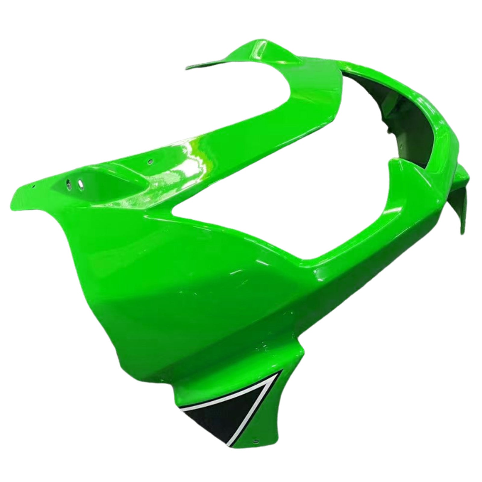 Amotopart 2008–2012 Kawasaki EX250 Ninja250R Schwarz Grün Verkleidungsset