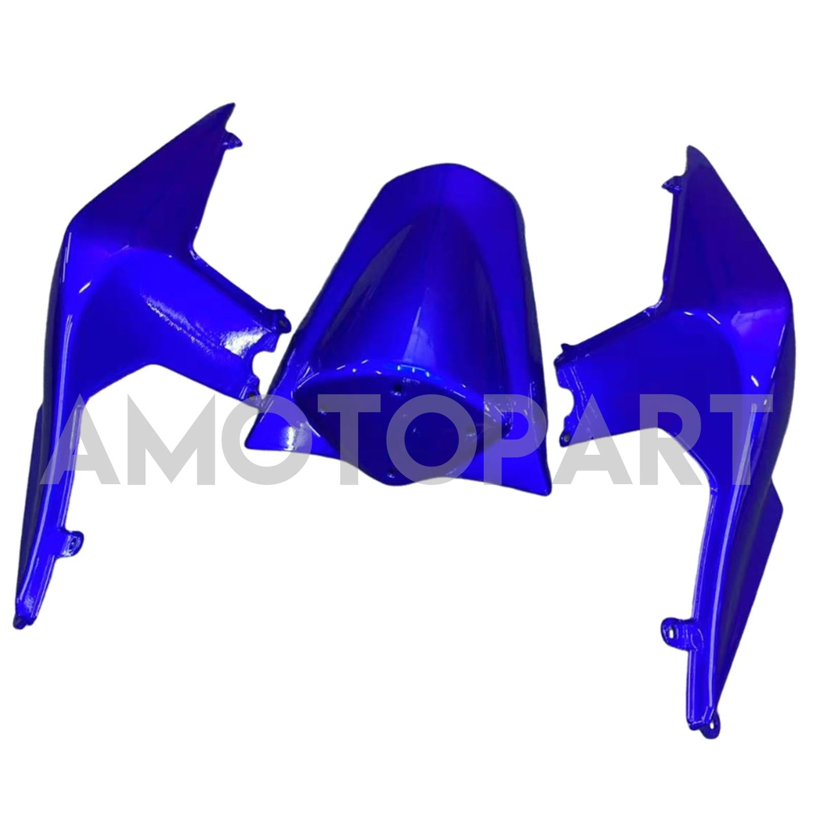 Amotopart 2008-2012 Kawasaki EX250 Ninja250r Black & Red Fairing Kit