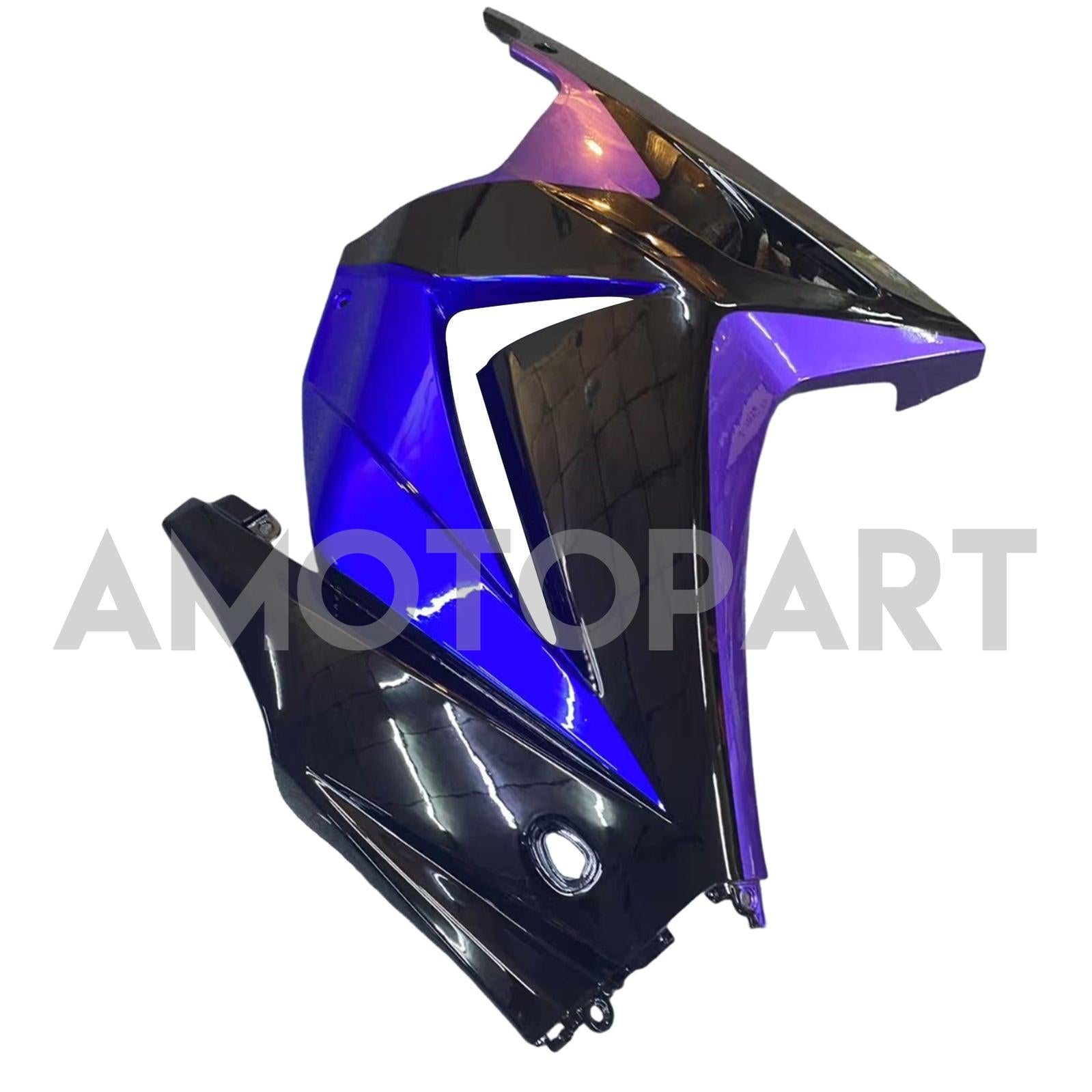 Amotopart 2008-2012 Kawasaki EX250 Ninja250r Black & Red Fairing Kit