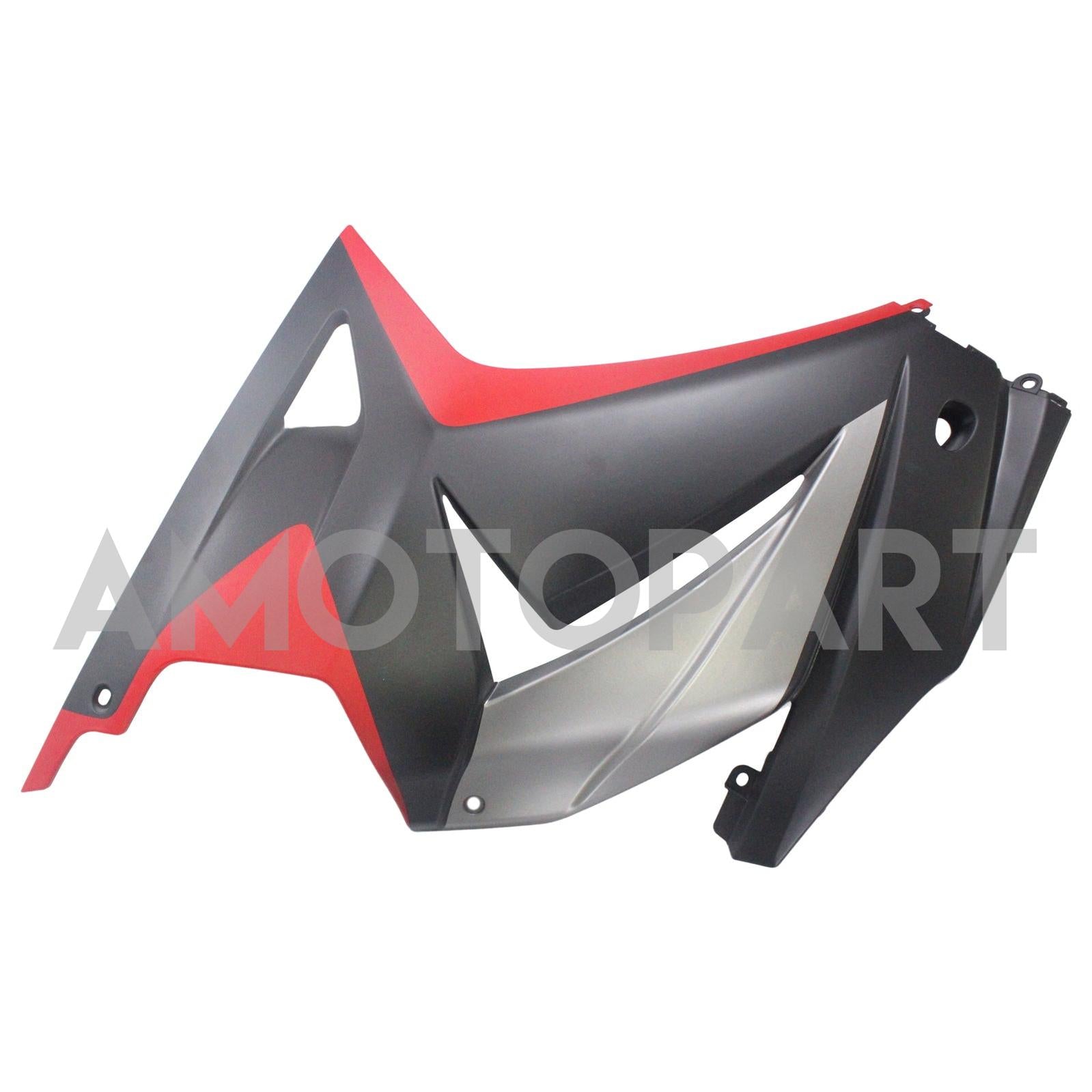 Amotopart 2008-2012 Kawasaki ZX250 Fairing Mat Black & Red Kit