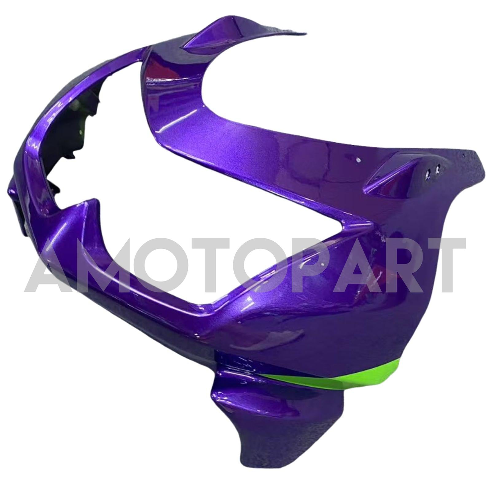 Amotopart Kit carena viola e verde Kawasaki EX250 Ninja250R 2008-2012