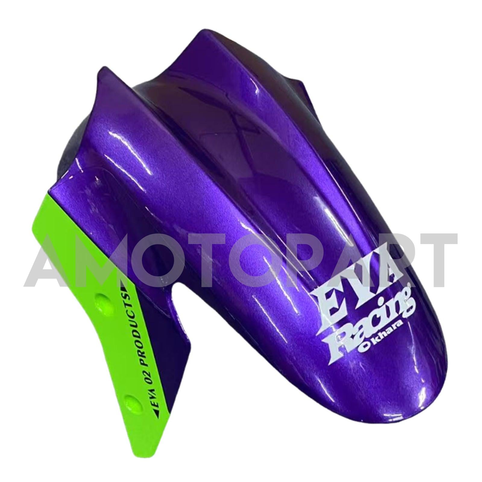 Amotopart Kit carena viola e verde Kawasaki EX250 Ninja250R 2008-2012