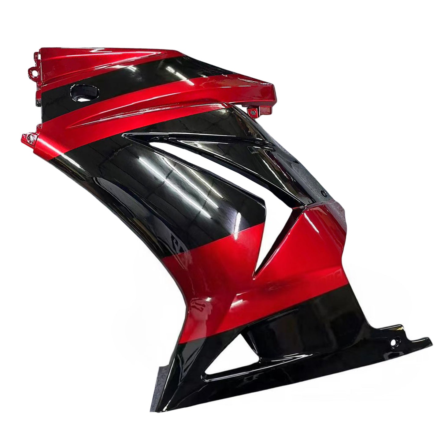 Amotopart Kawasaki EX250 Ninja250R 2008-2012 Schwarz&Rotes Verkleidungsset