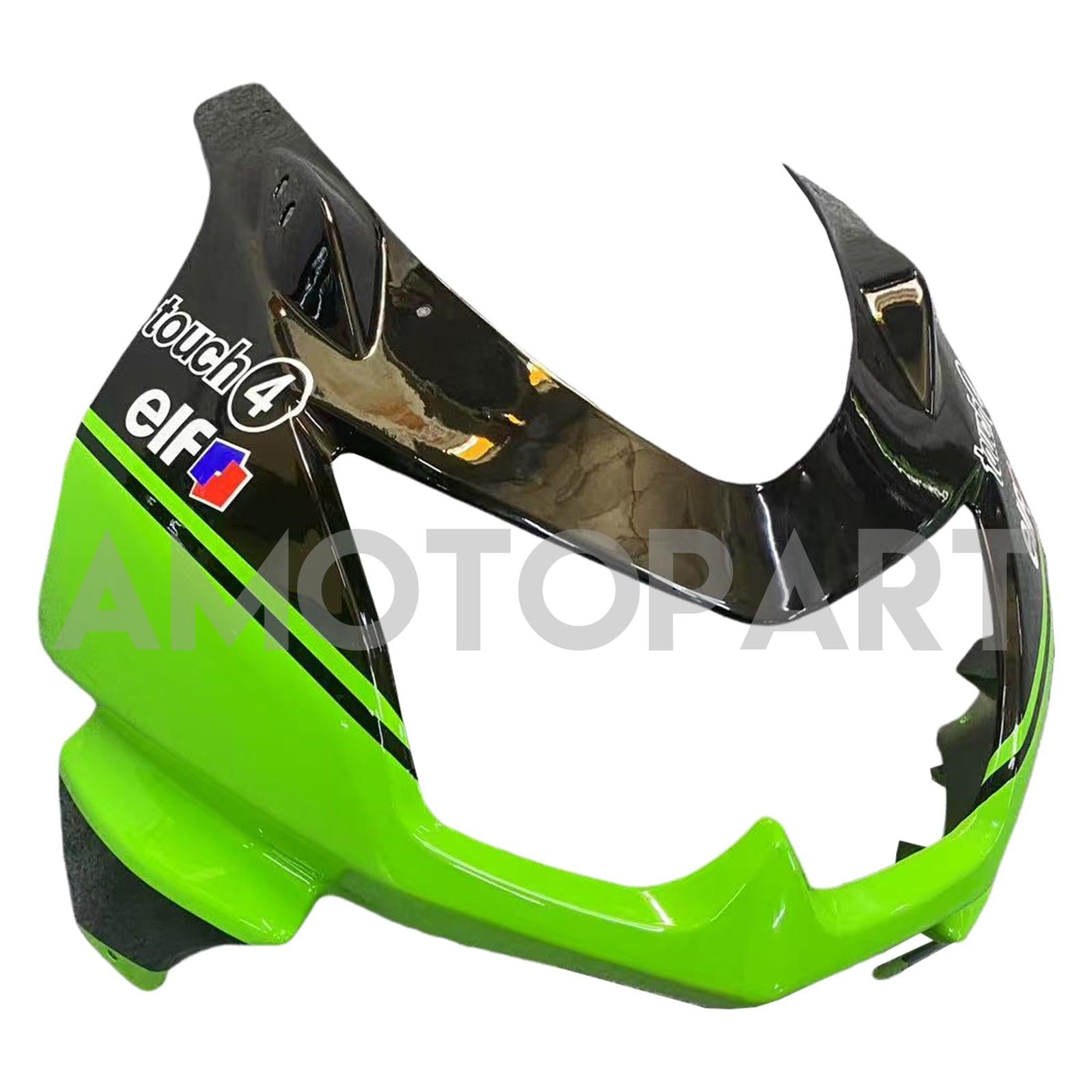 Amotopart Kawasaki EX250 Ninja250R 2008-2012 Green & Black Style2 Fairing Kit