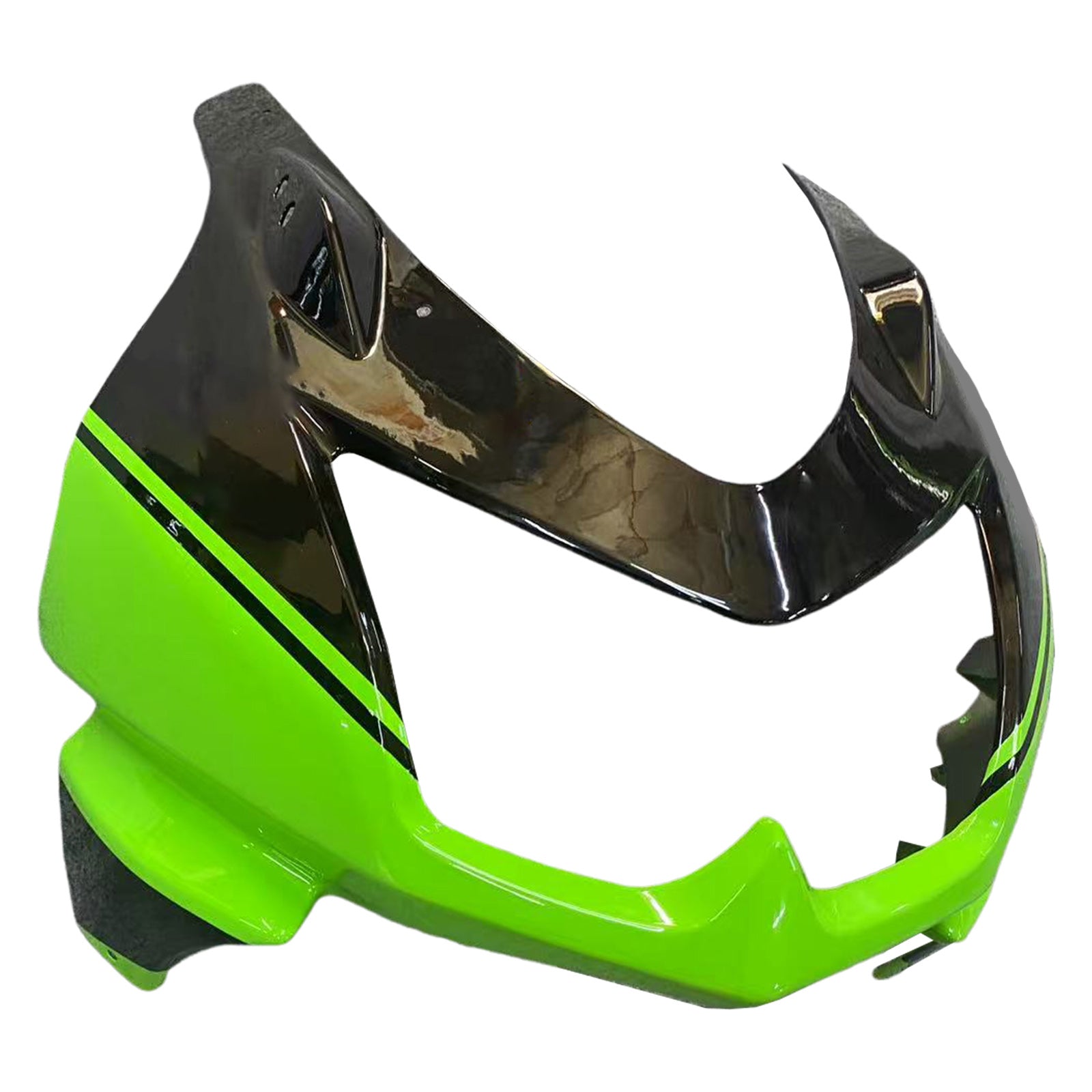 Amotopart Kawasaki EX250 Ninja250R 2008-2012 Grün&Schwarzes Style2 Verkleidungsset