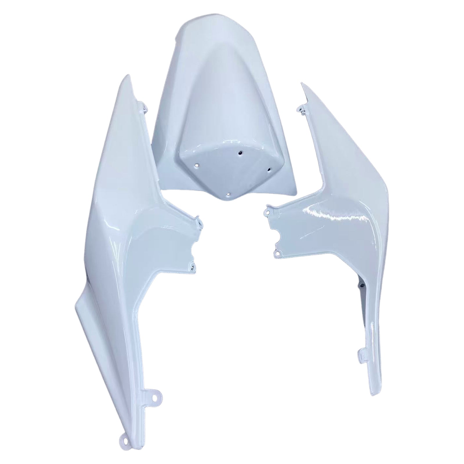 Amotopart Kawasaki EX250 Ninja250R 2008-2012 White&Black Style1 Fairing Kit