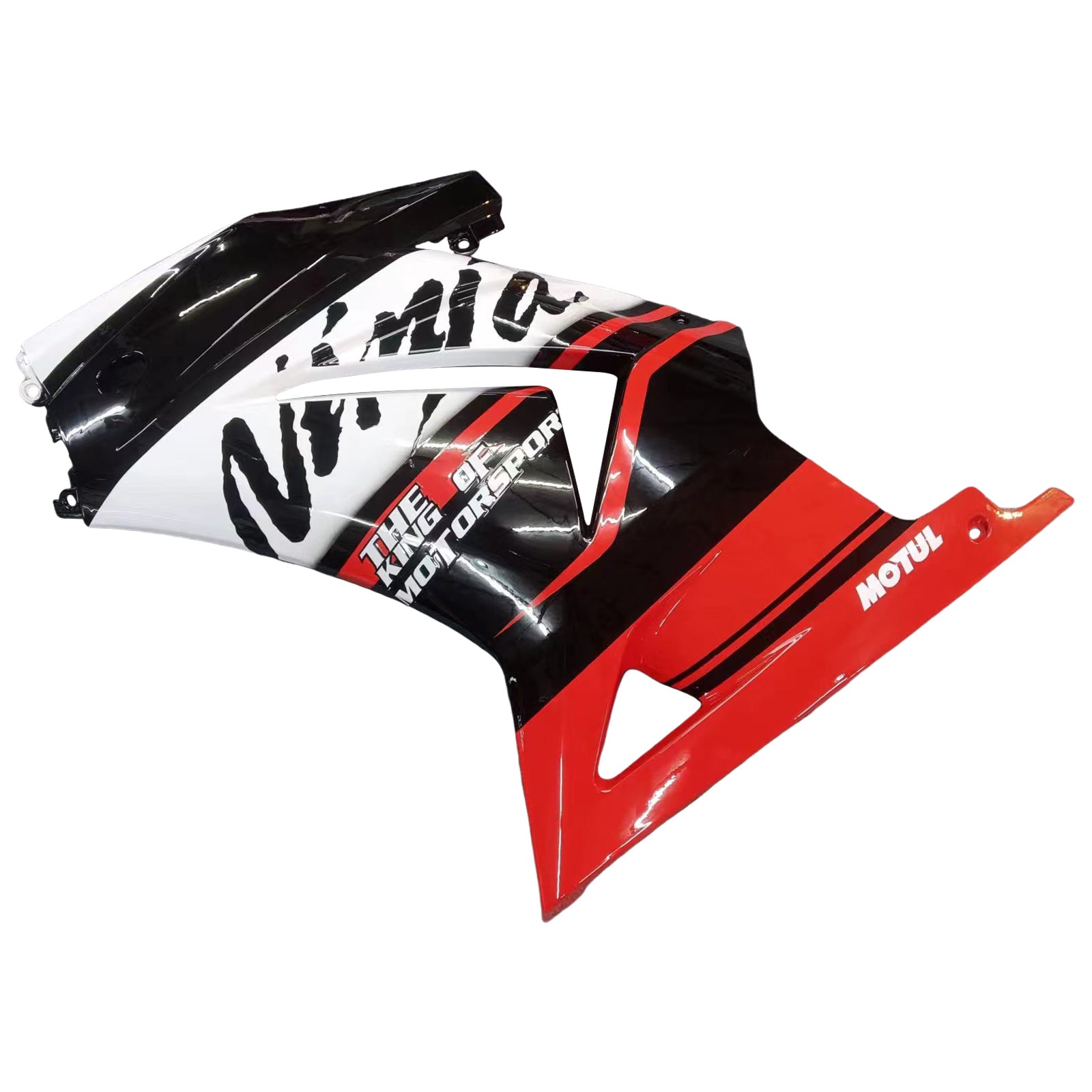 Amotopart Kawasaki EX250 Ninja250R 2008-2012 Kit de carenado rojo y negro