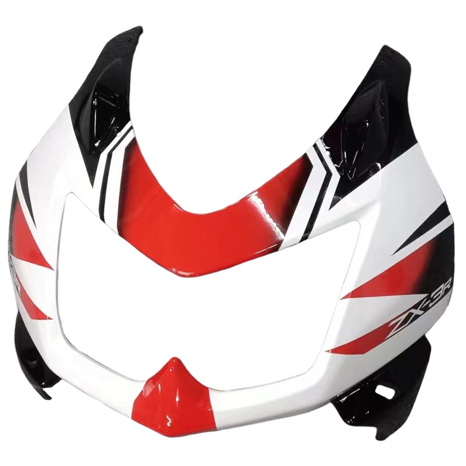 Amotopart Kawasaki EX250 Ninja250R 2008-2012 Kit de carenado rojo y negro