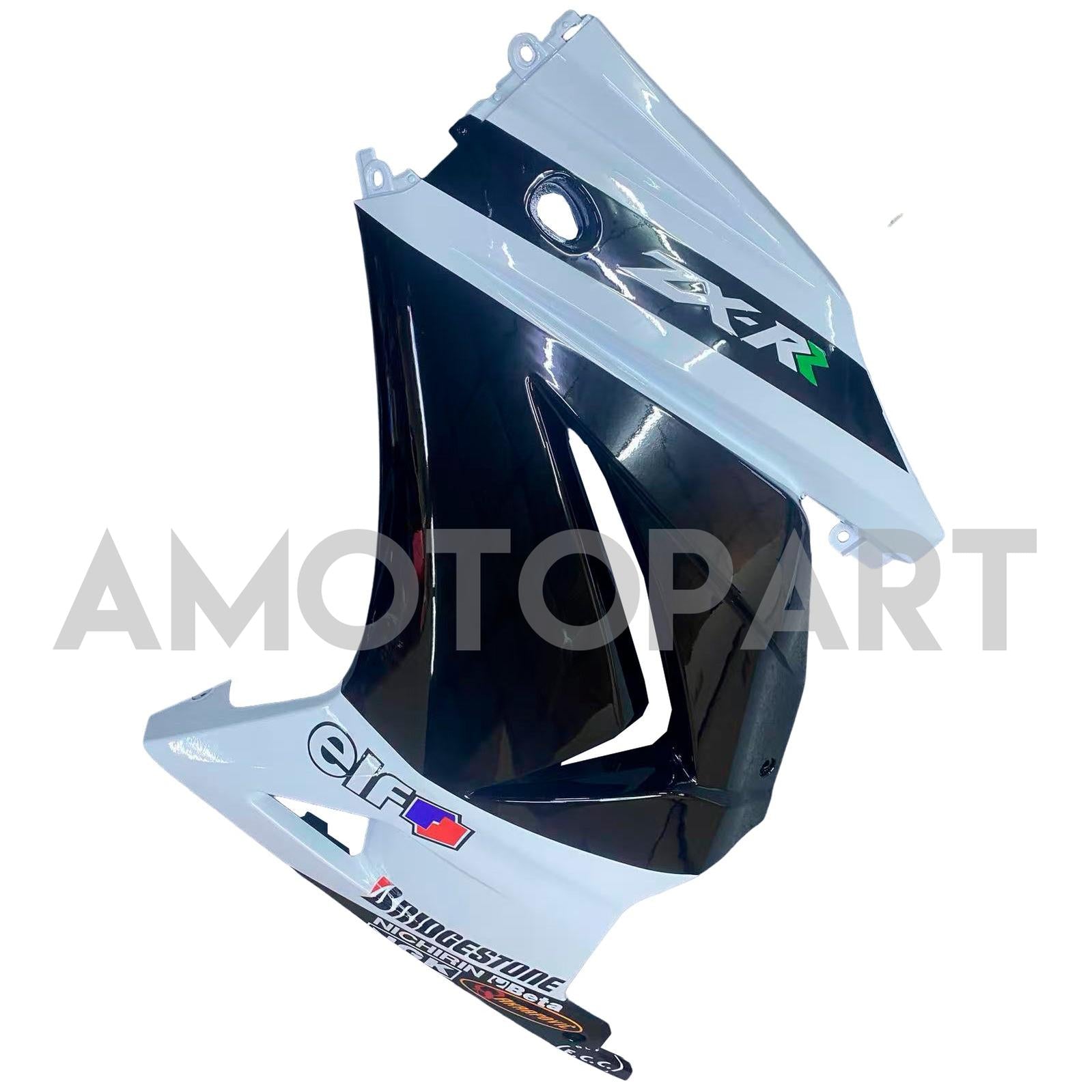 Amotopart 2008-2012 Kit carena Kawasaki EX250 Ninja250R bianco e nero