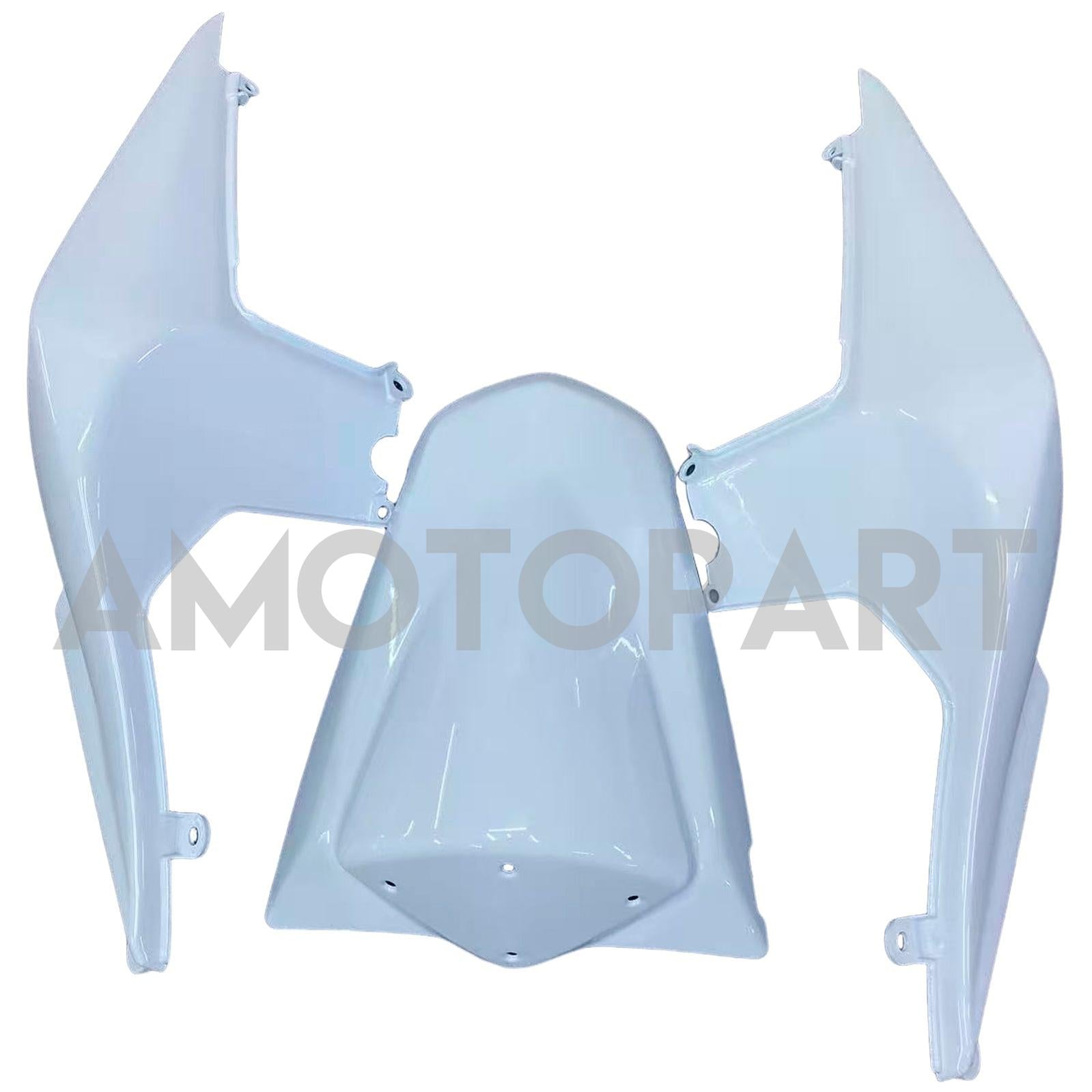 Amotopart 2008-2012 Kit carena Kawasaki EX250 Ninja250R bianco e nero