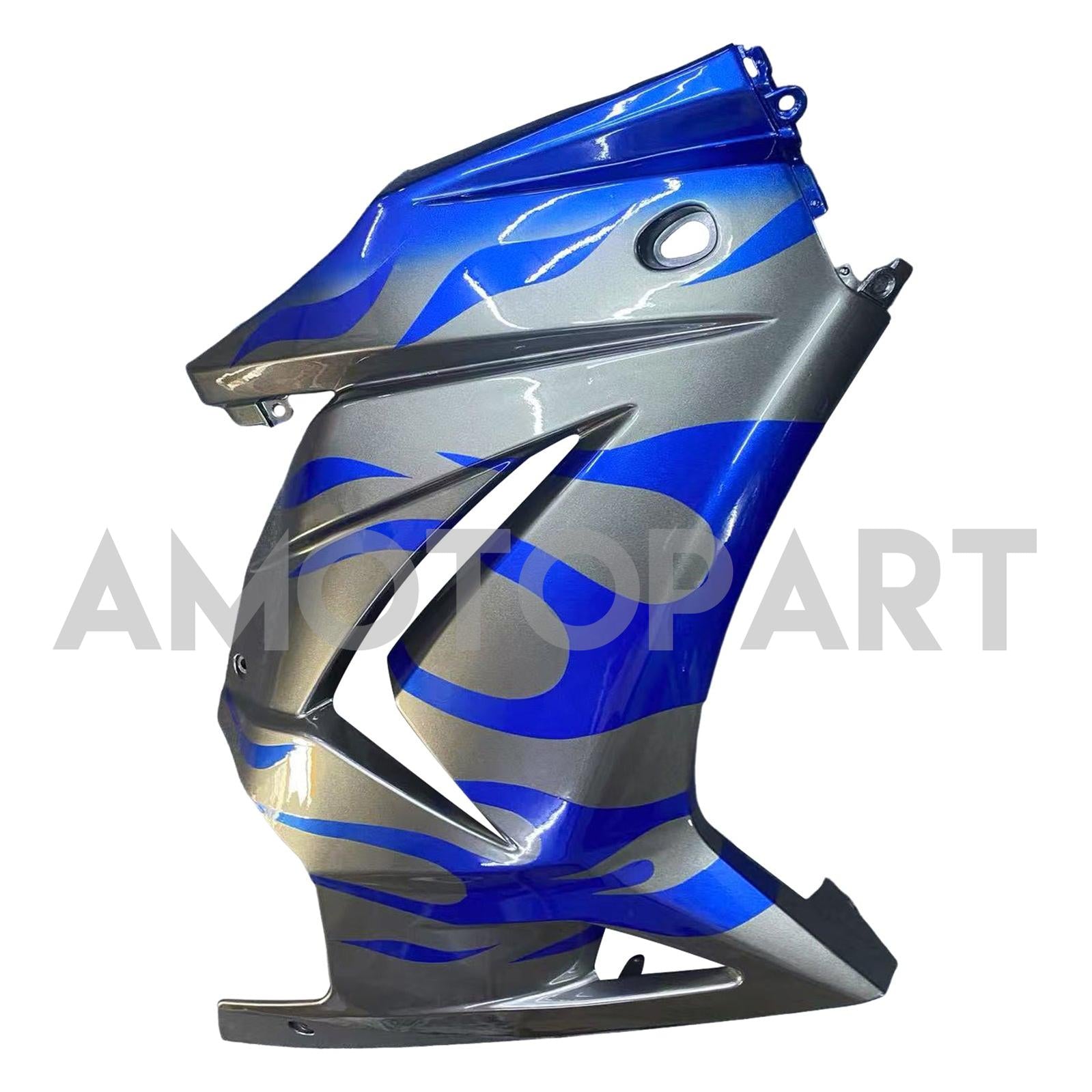 Amotopart 2008-2012 Kawasaki EX250 Ninja 250R ブルーグレー フェアリングキット