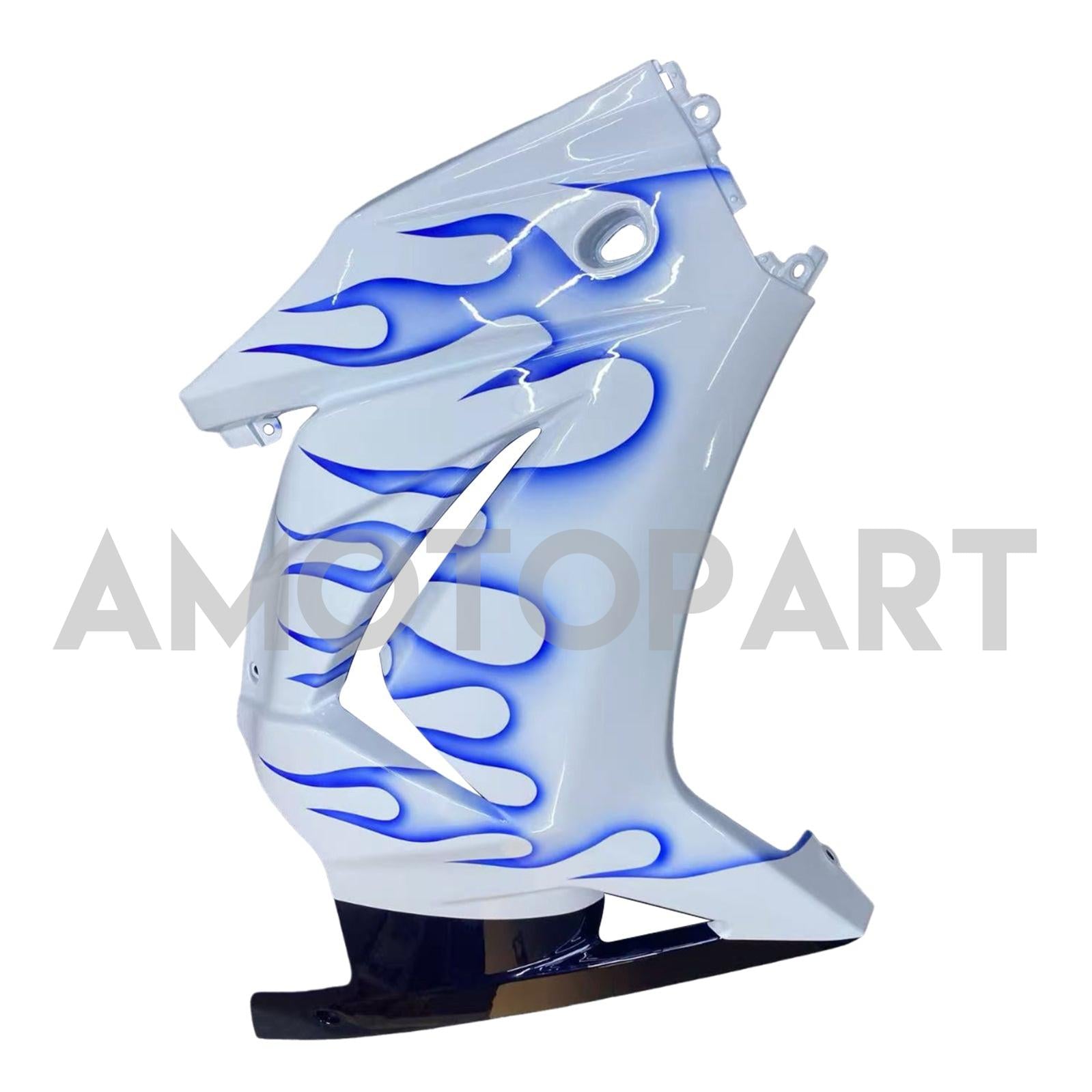 Amotopart 2008–2012 Kawasaki EX250 Ninja250R, Weiß&Blaues Verkleidungskit