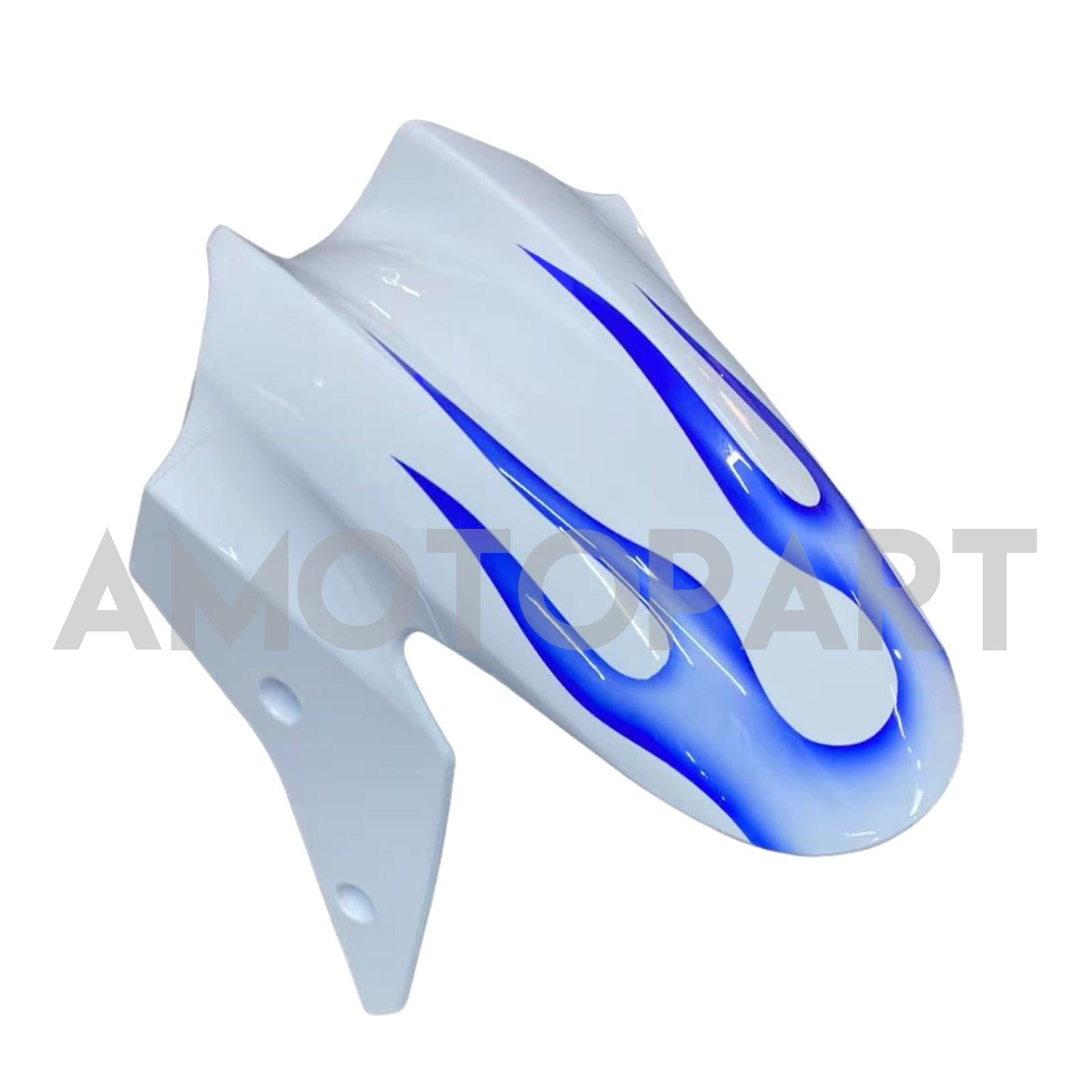 Amotopart 2008–2012 Kawasaki EX250 Ninja250R, Weiß&Blaues Verkleidungskit