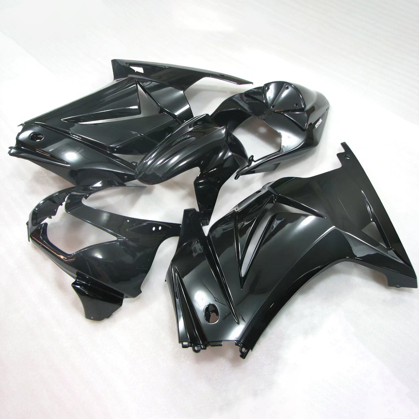 Amotopart 2008-2012 Kawasaki EX250 Ninja250R Black Fairing Kit