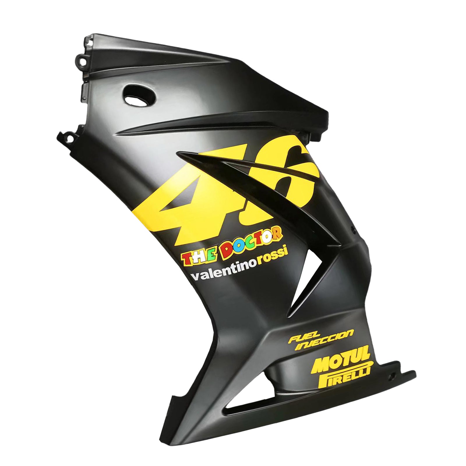 Amotopart 2008-2012 Kawasaki EX250 Ninja250R Black & Yellow Fairing Kit