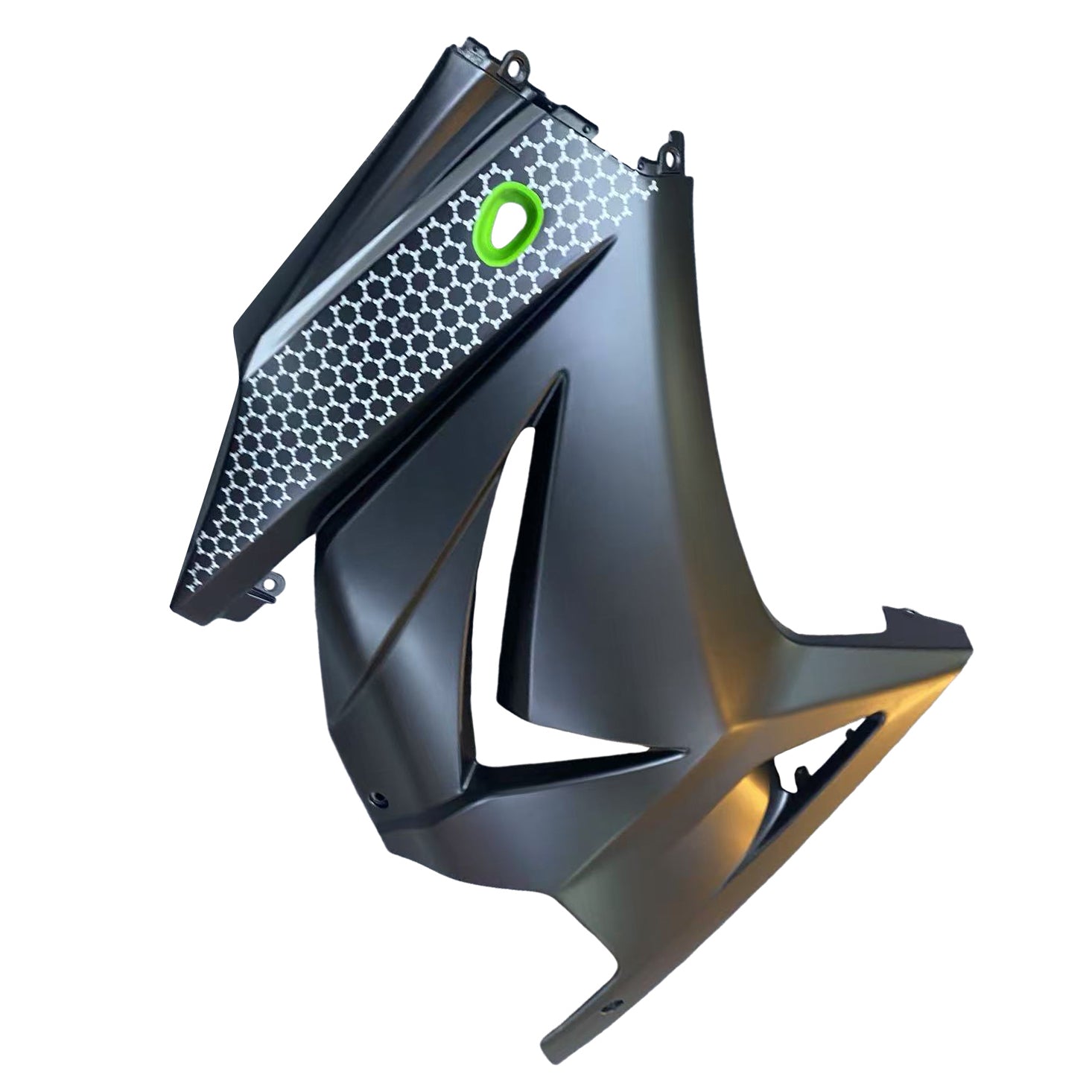 Amotopart 2008-2012 Kawasaki EX250 Ninja250R Black Green Fairing Kit