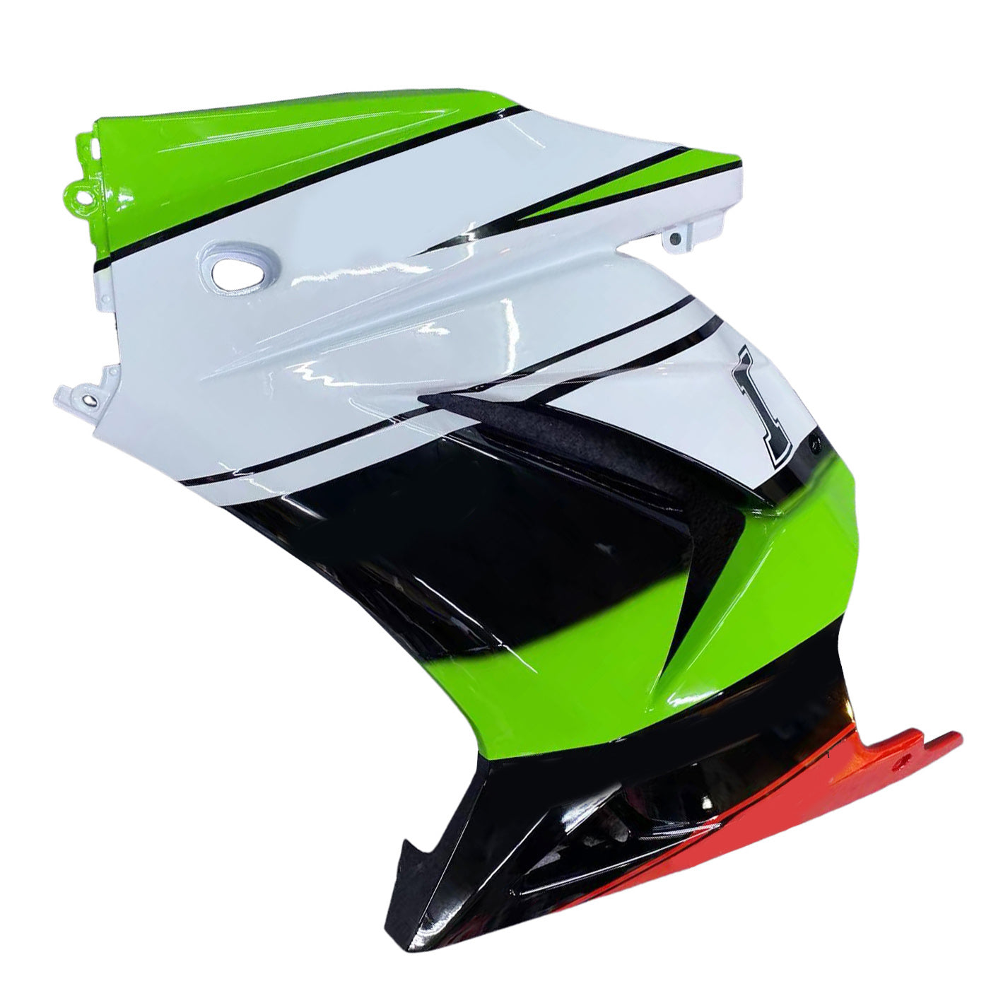 Amotopart 2008-2012 Kawasaki EX250 Ninja250R Black White Green Fairing Kit