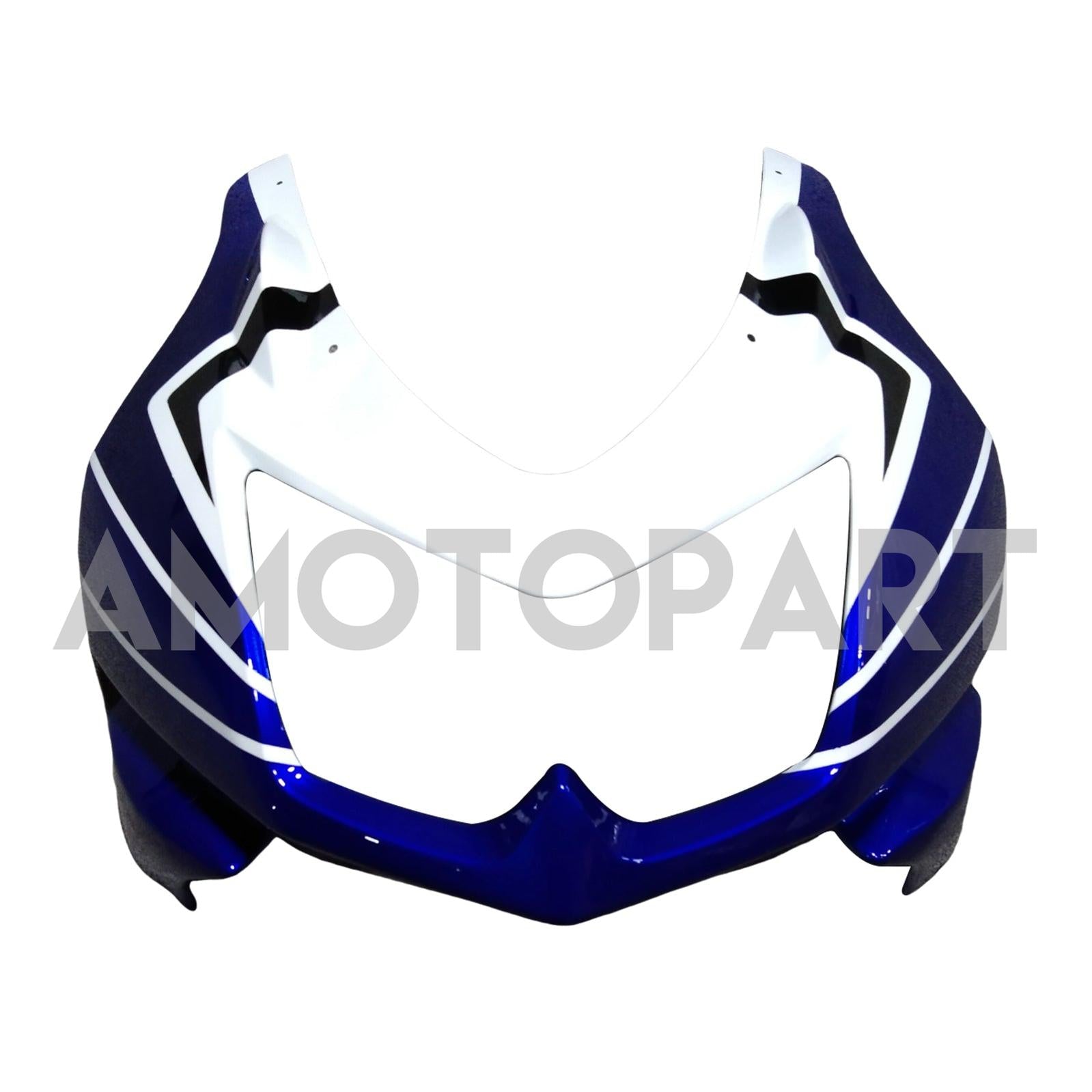 Amotopart 2008-2012 Kawasaki EX250 Ninja250R Kit de carenado negro blanco azul y rojo