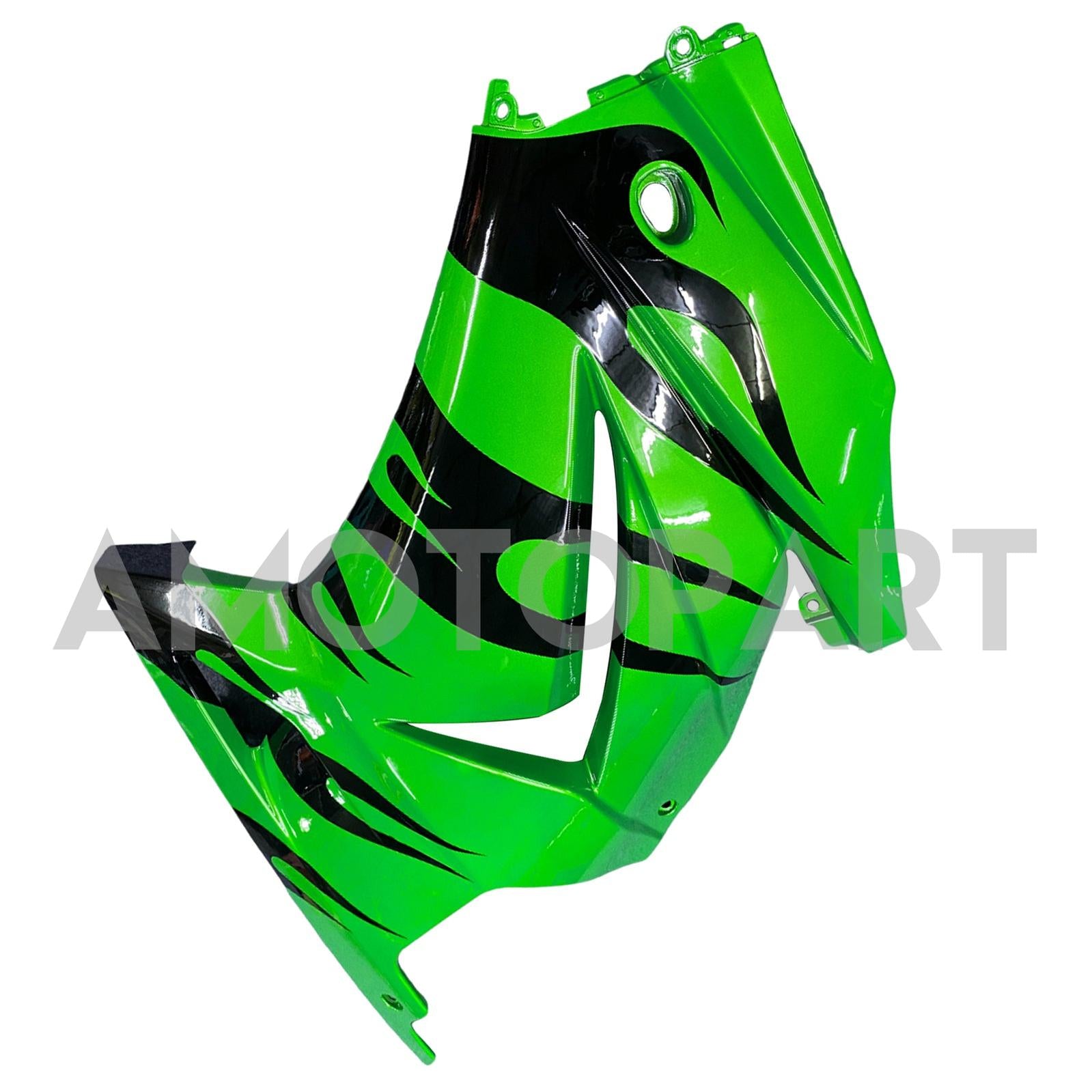 Amotopart 2008-2012 Kawasaki EX250 Ninja250R Green Black Fairing Kit