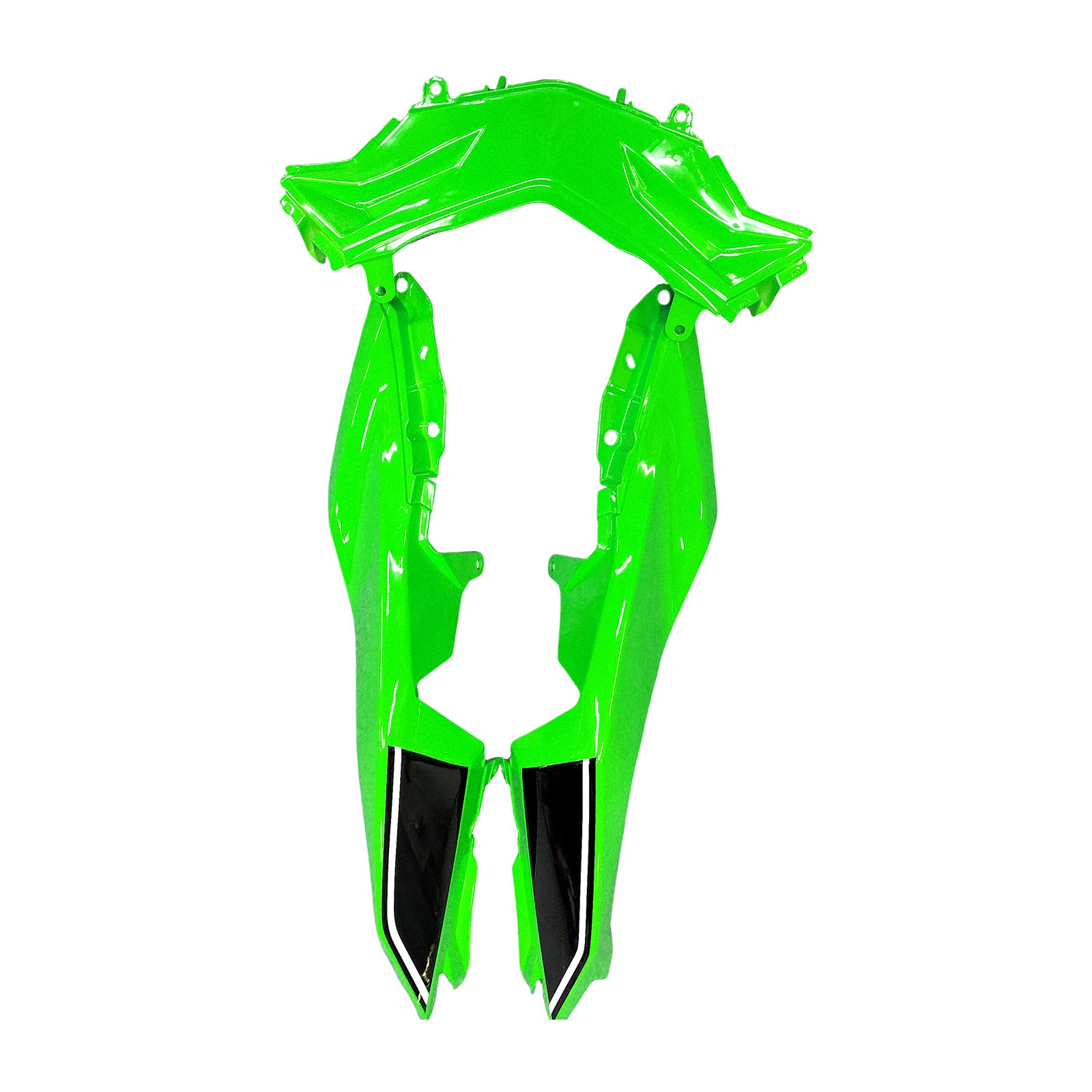 Amotopart 2013-2024 Kawasaki EX300R Fairing Green & Black Kit