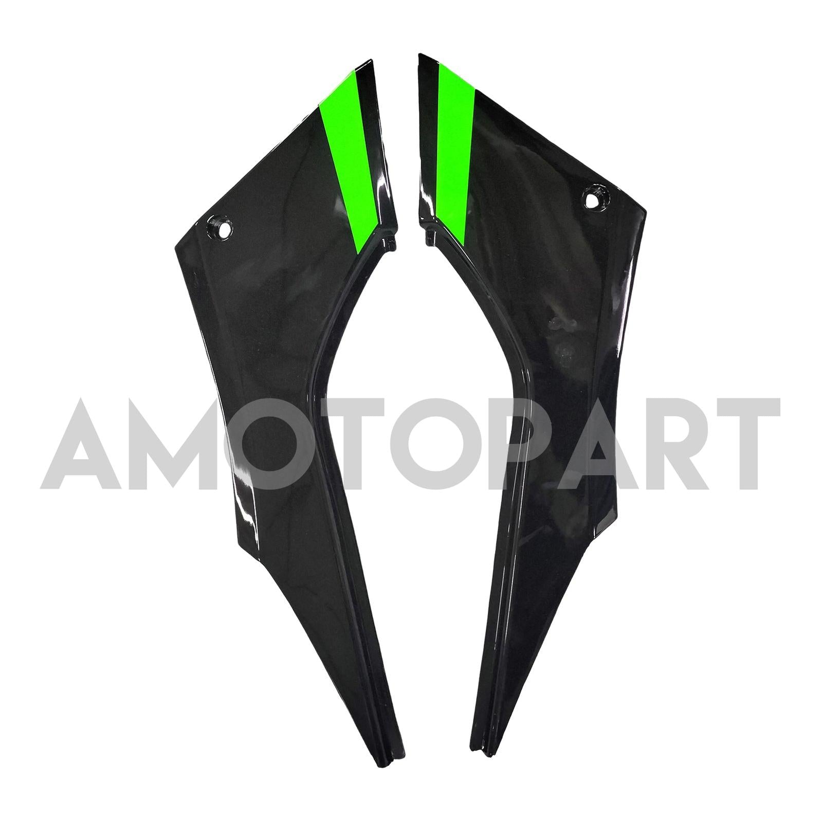 Amotopart 2013-2024 Kawasaki EX300R Fairing Green&Black Kit