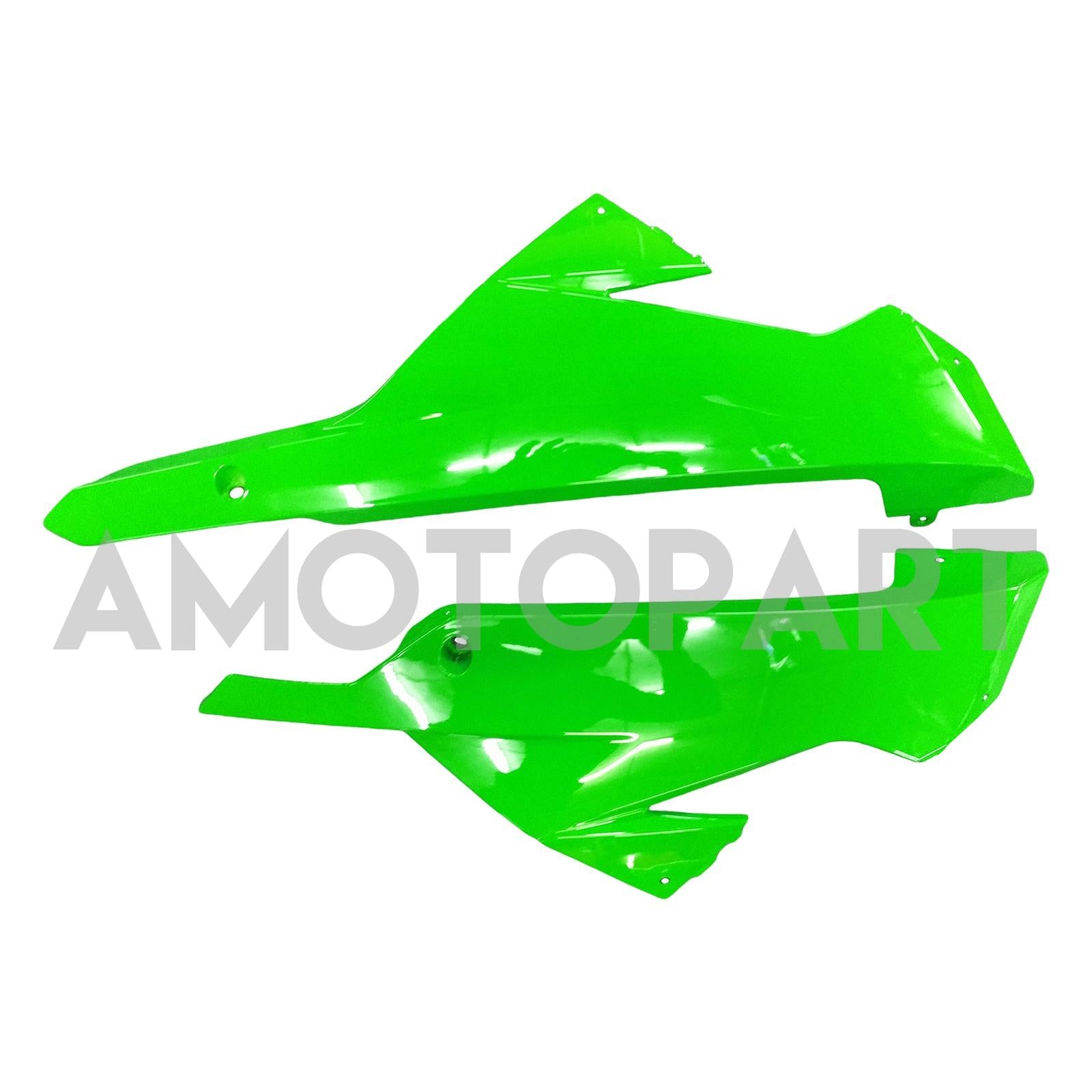 Amotopart 2013-2024 Kawasaki EX300R Fairing Green&Black Kit