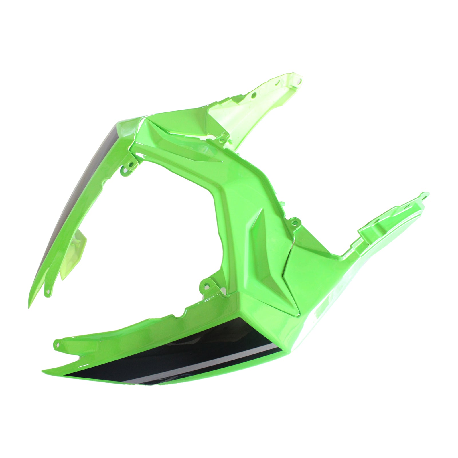 Amotopart 2013-2024 Kawasaki EX300R Verkleidung Grün&Schwarzes Set