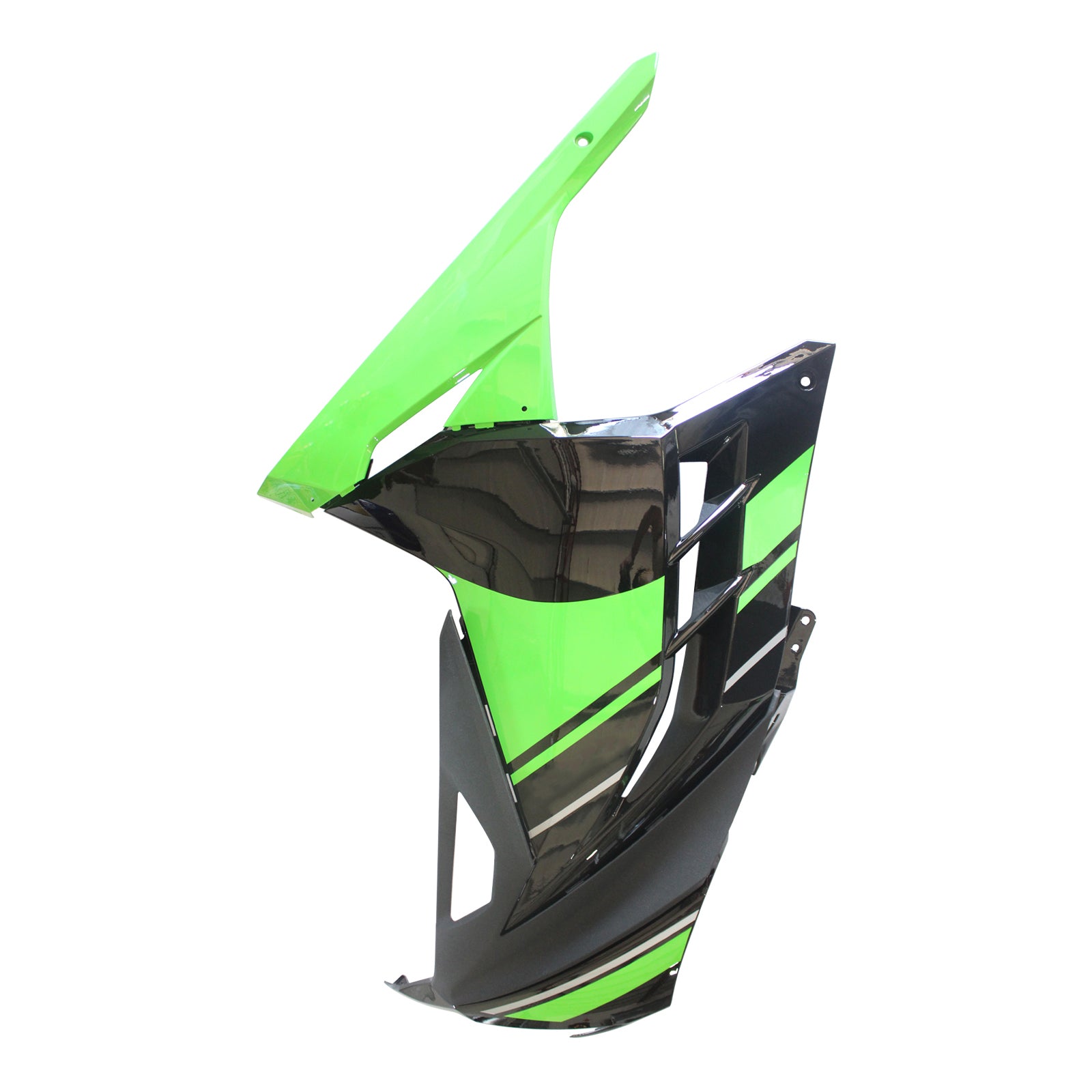 Amotopart 2013-2024 Kawasaki EX300R Verkleidung Grün&Schwarzes Set