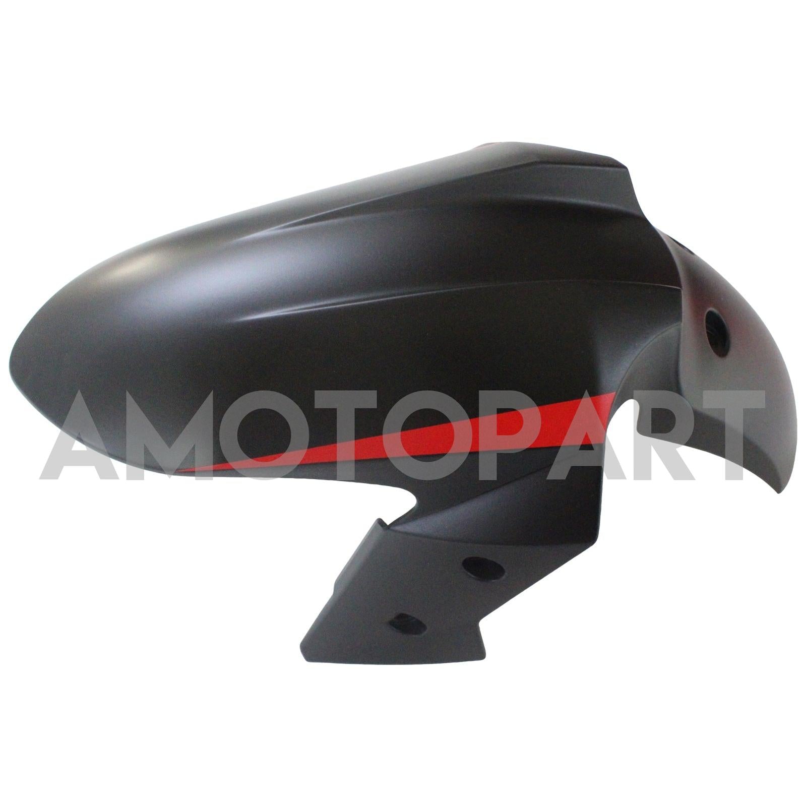 Amotopart kawasaki ex300/ninja 300 2013-2023 kit de carenagem de estilos vermelhos e pretos