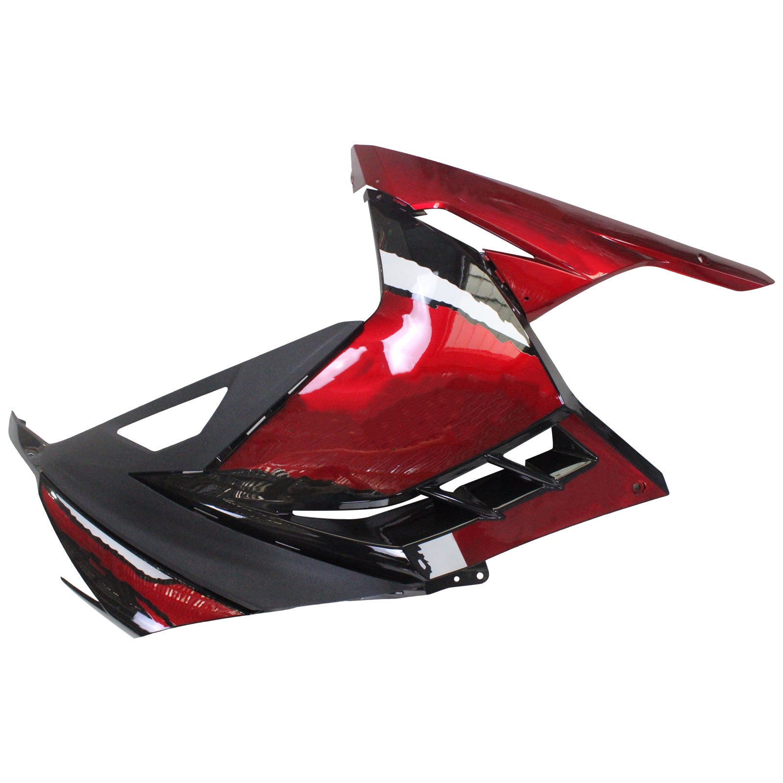 Amotopart Kawasaki Ex300/Ninja 300 2013-2023 Red Black Style 2 Fairing Kit