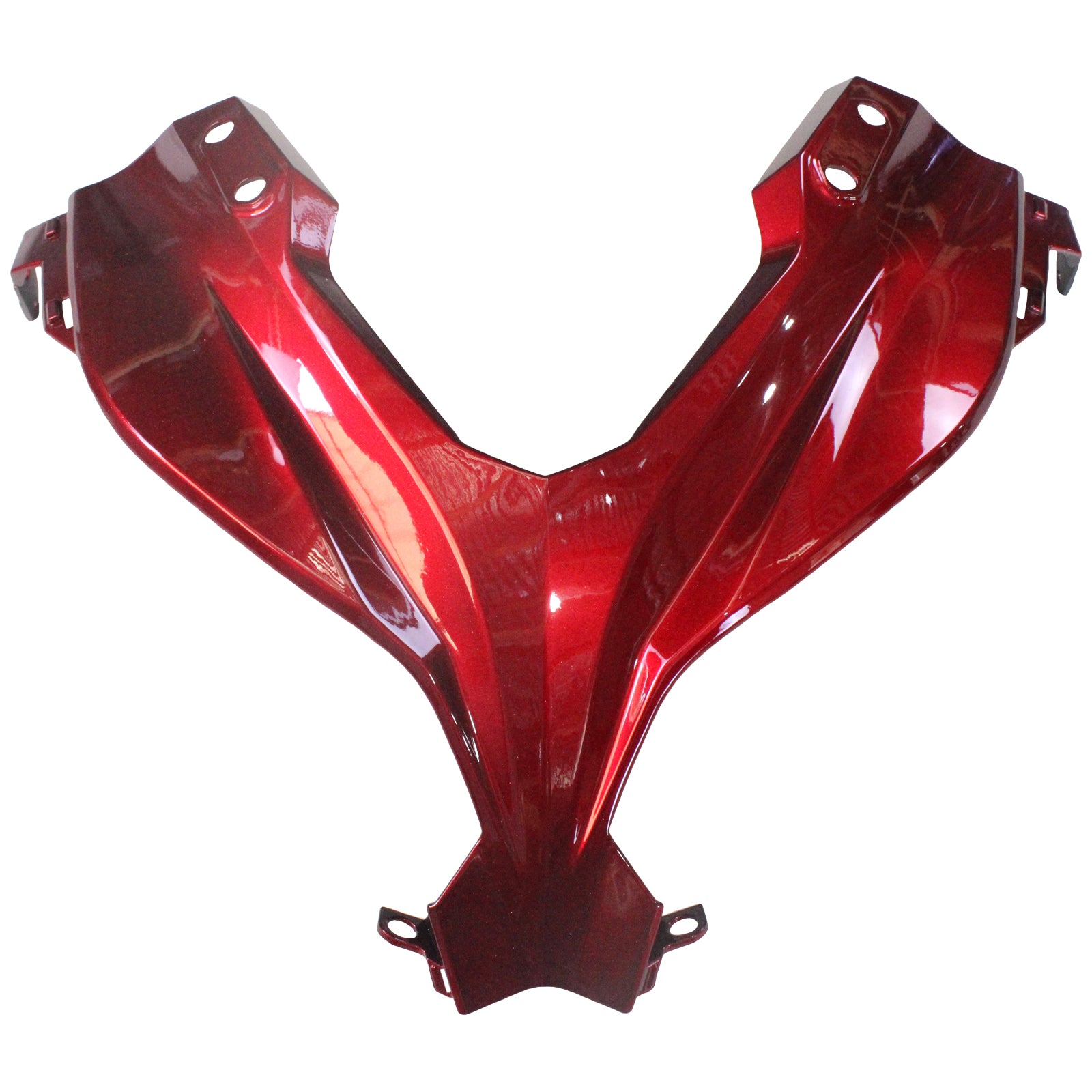 Amotopart Kawasaki Ex300/Ninja 300 2013-2023 Red Black Style 2 Fairing Kit