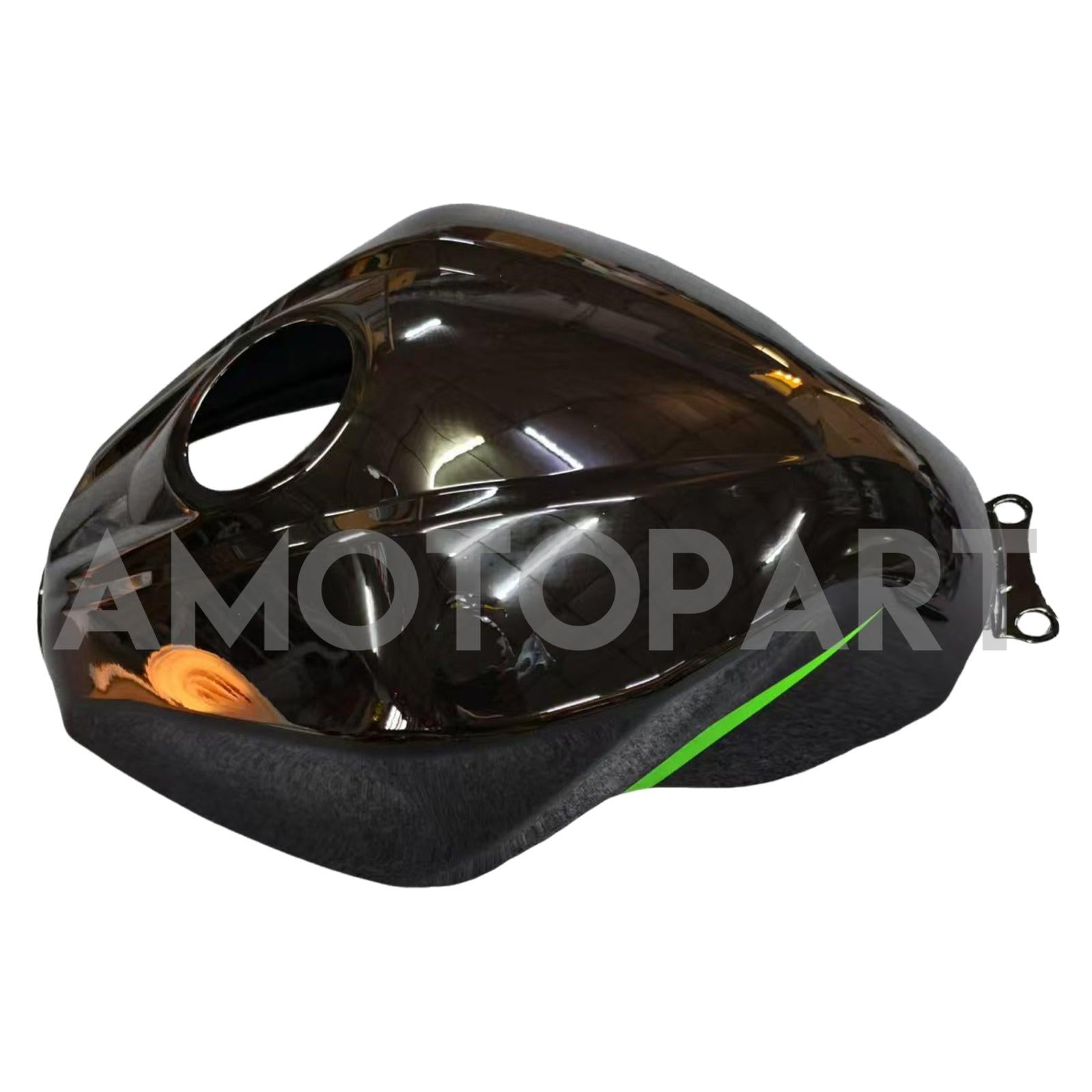 Amotopart 2013-2024 Kawasaki EX300/Ninja 300 ブラック & グリーン Style1 フェアリングキット