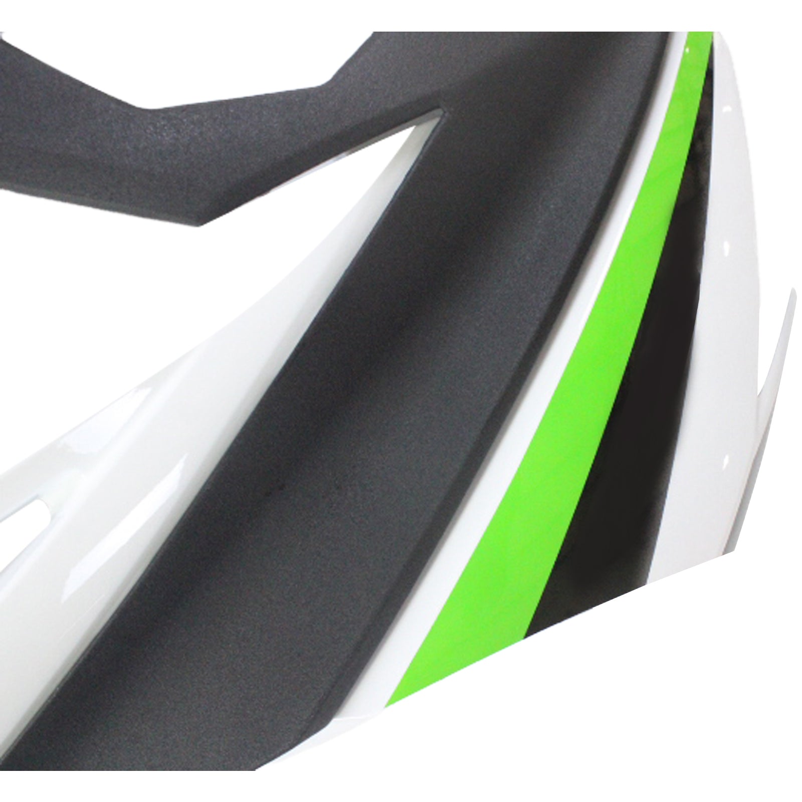 Amotopart 2013-2024 Kawasaki EX300/Ninja300 Schwarz&Green Style4 Verkleidungssatz