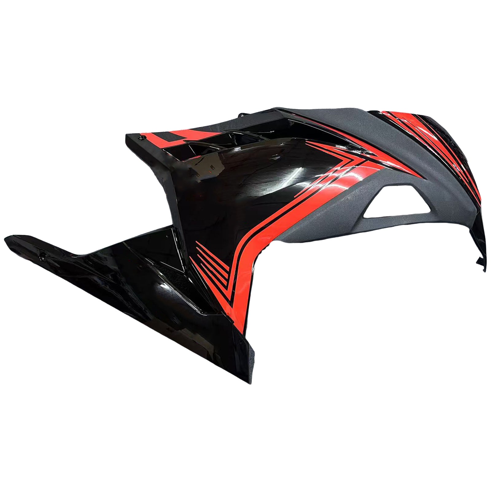 Amotopart 2013-2024 Kawasaki EX300/Ninja300 Black&Orange Fairing Kit