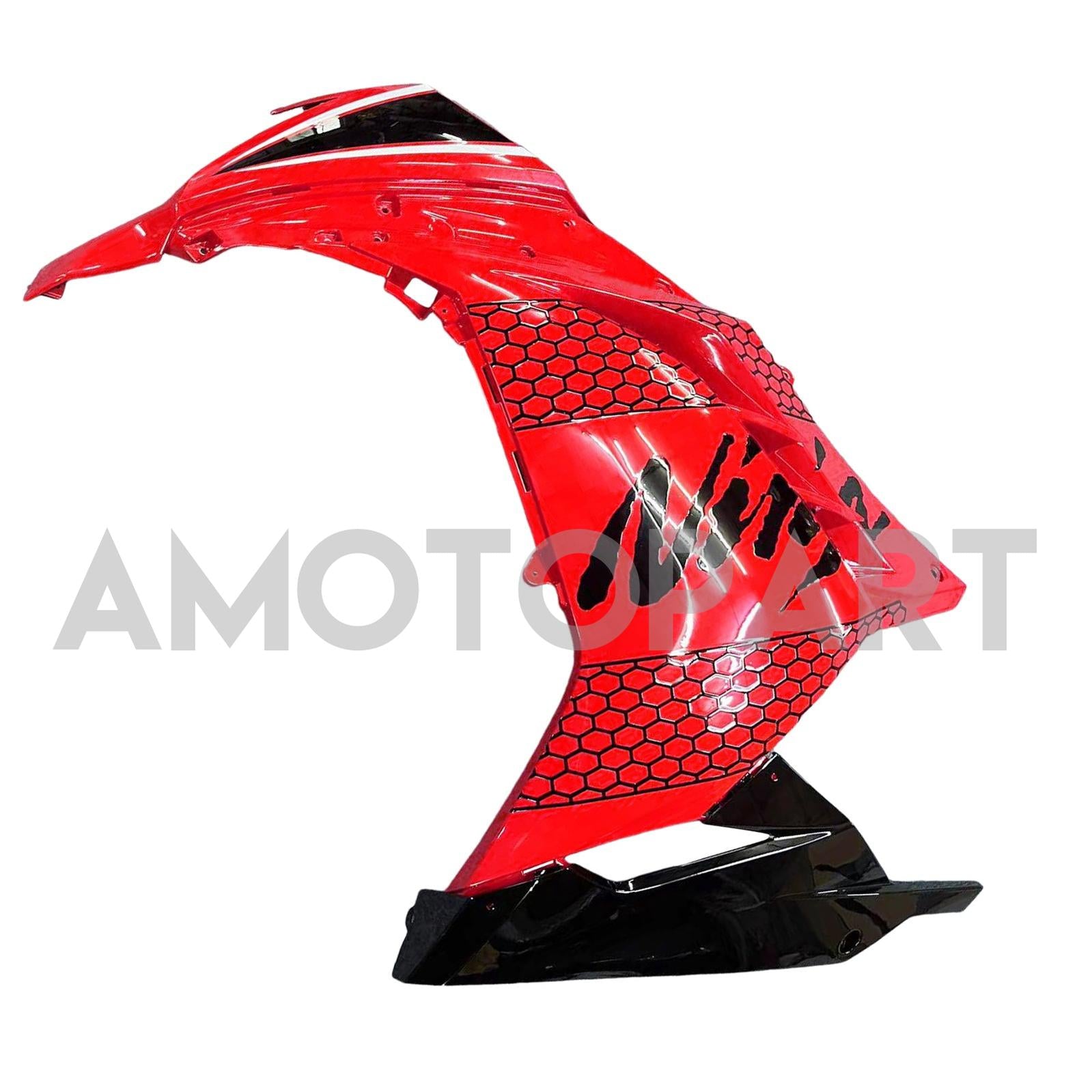 Amotopart 2013-2024 Kawasaki EX300/Ninja300 Red&Black Fairing Kit