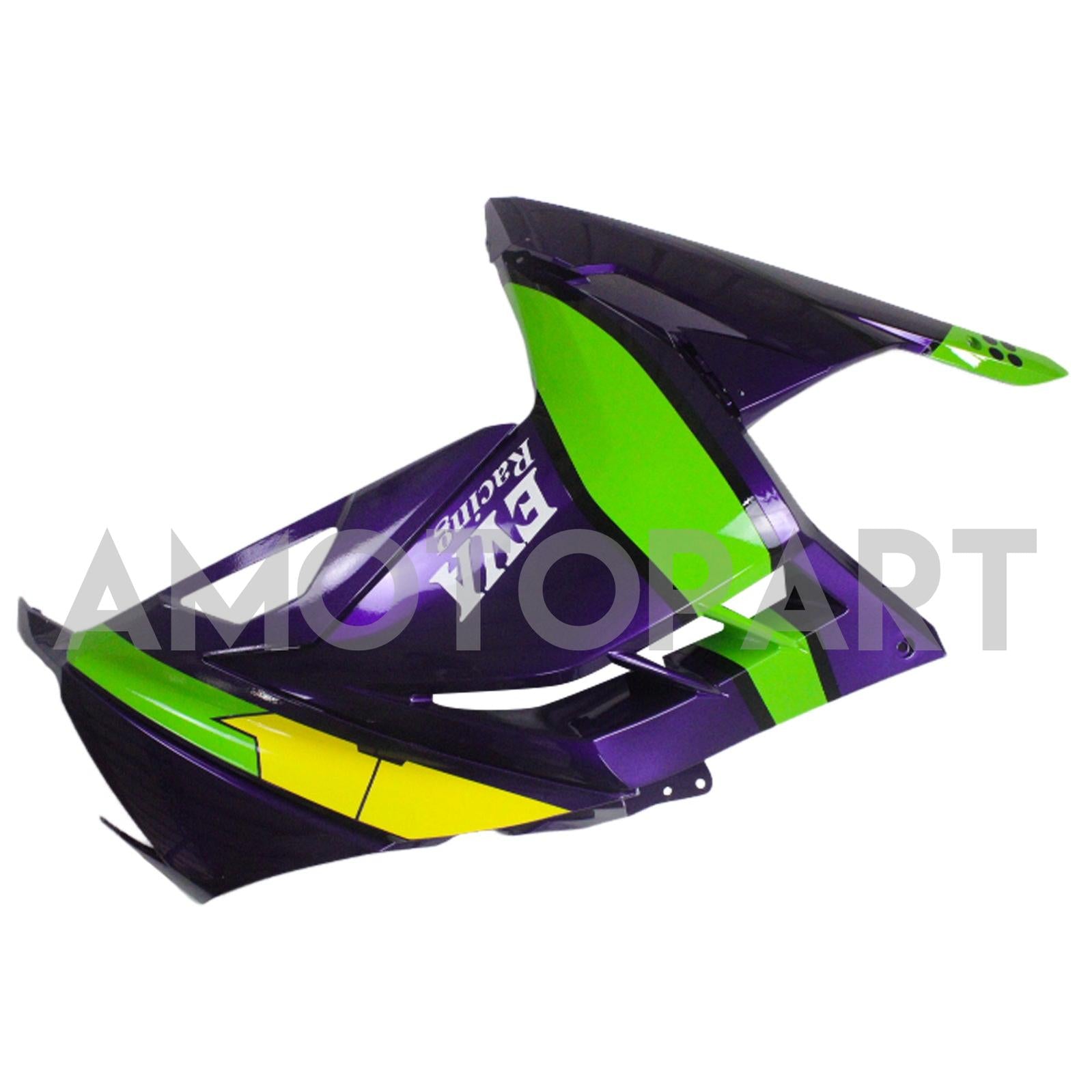 Amotopart 2013-2024 Kawasaki EX300/Ninja300 パープル&グリーン フェアリングキット
