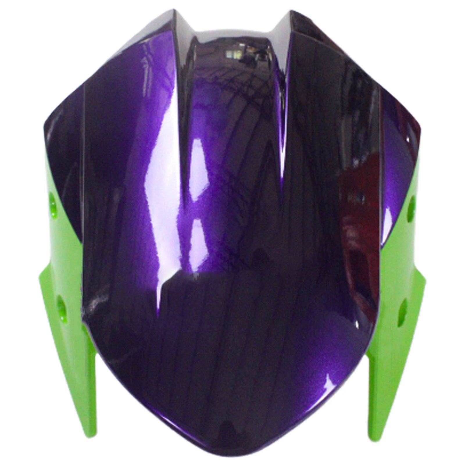Amotopart 2013-2024 Kawasaki EX300/Ninja300 Lila&Grünes Verkleidungsset