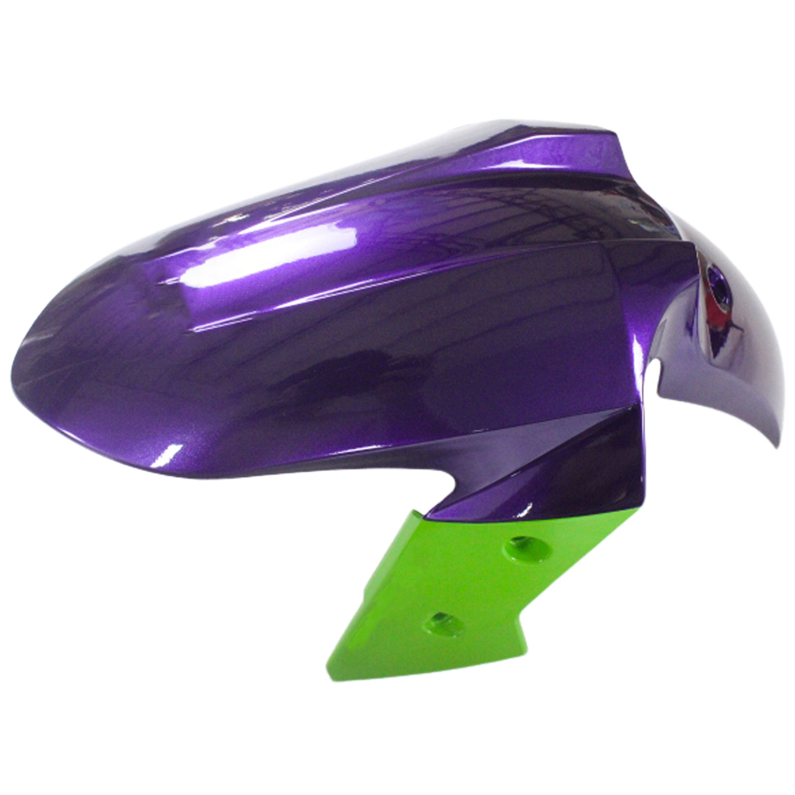 Amotopart 2013-2024 Kawasaki EX300/Ninja300 Lila&Grünes Verkleidungsset