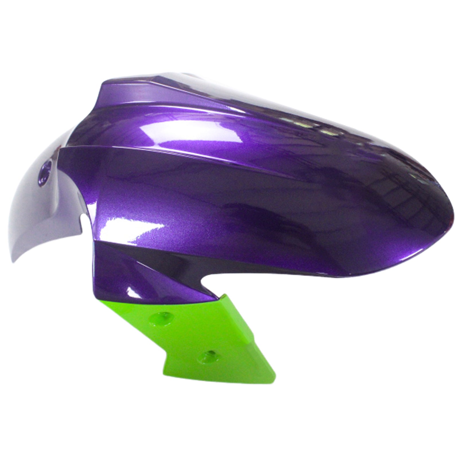 Amotopart 2013-2024 Kawasaki EX300/Ninja300 Lila&Grünes Verkleidungsset