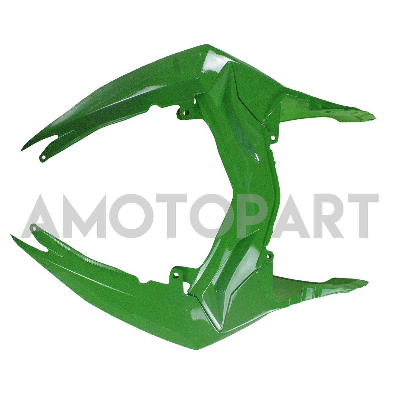 Amotopart 2013-2024 Kawasaki EX300/Ninja300 Black&Green Style4 Fairing Kit